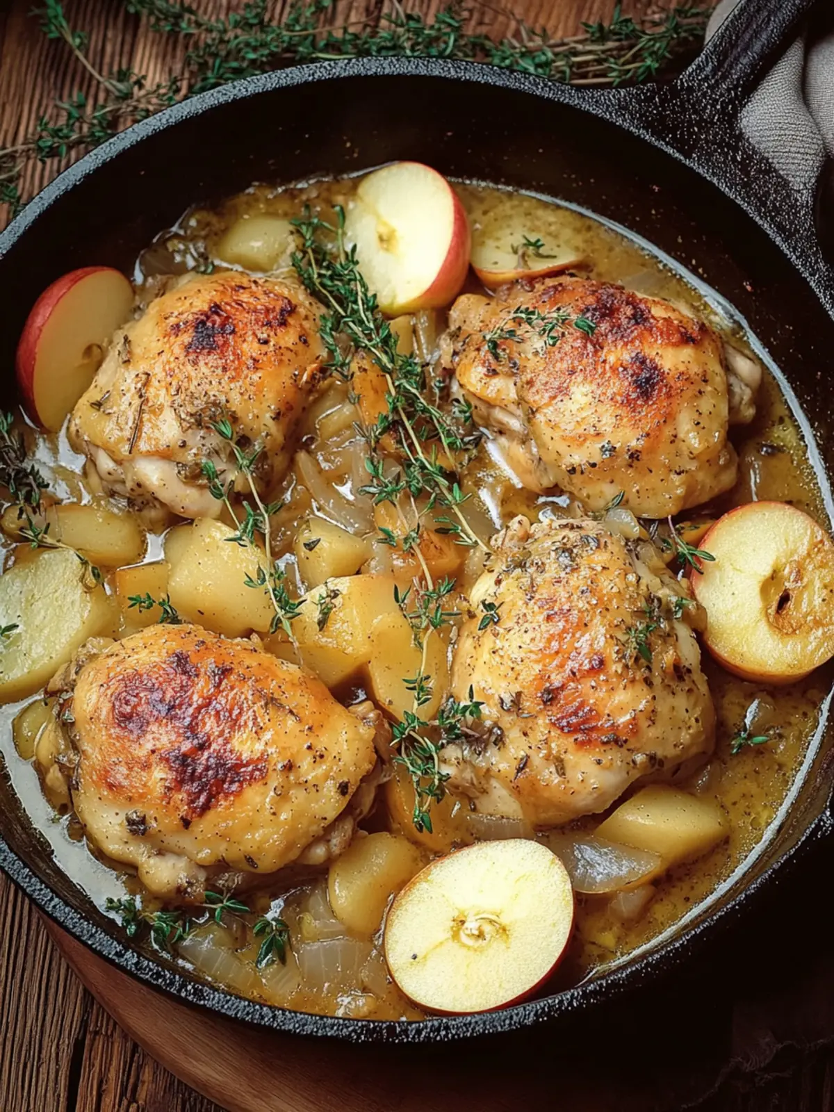 Cozy Up with French Apple Cider Chicken Tonight 3 French Apple Cider Chicken