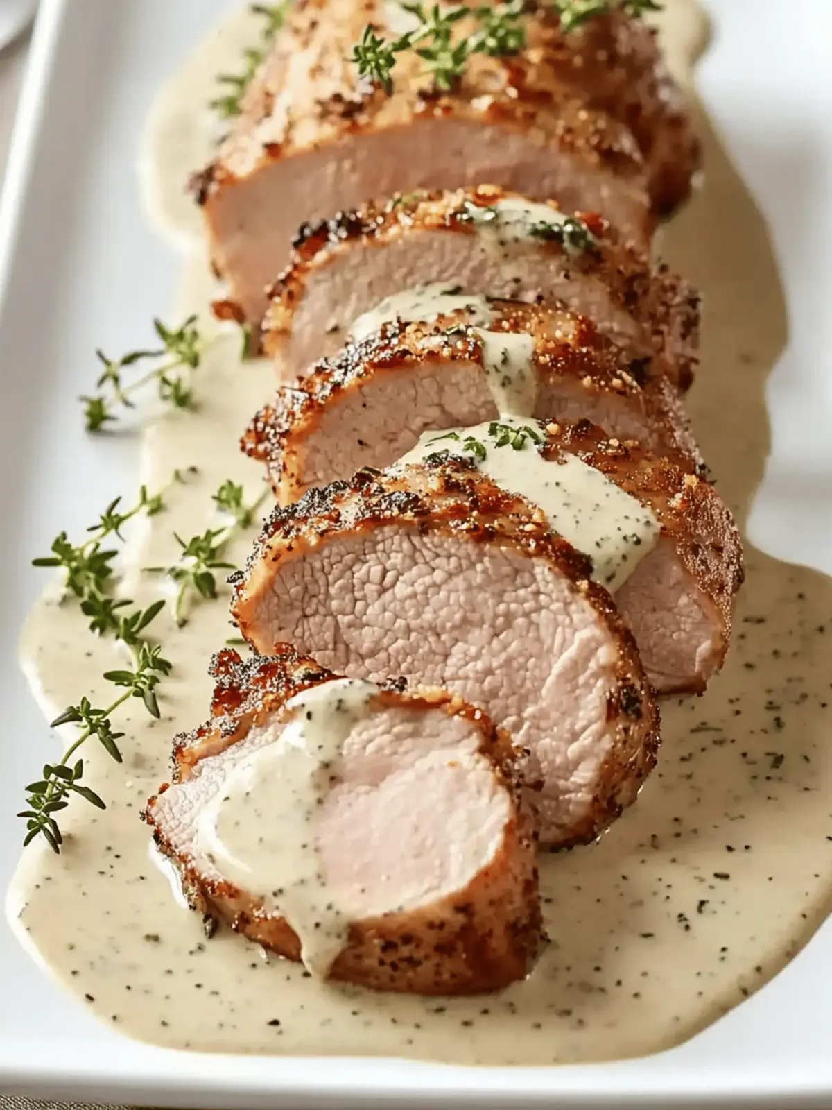 Mouthwatering Pork Tenderloin with Dijon Cream Sauce Delight 4 Pork Tenderloin with Dijon Cream Sauce
