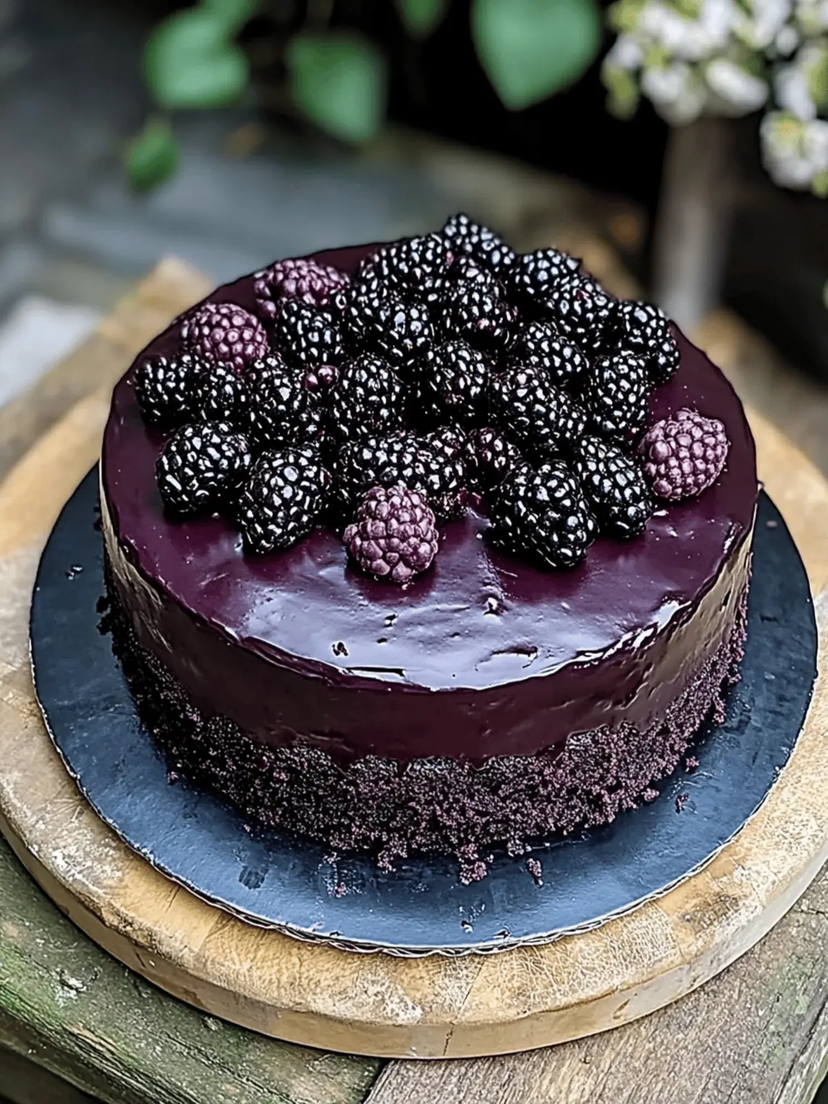 Indulge in Blackberry Velvet Gothic Cake: A Rich Delight 2 Blackberry Velvet Gothic Cake