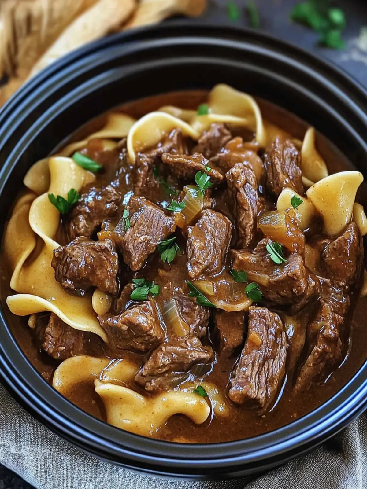 Slow Cooker Beef and Noodles: Comfort Food Made Easy 3 Slow Cooker Beef and Noodles