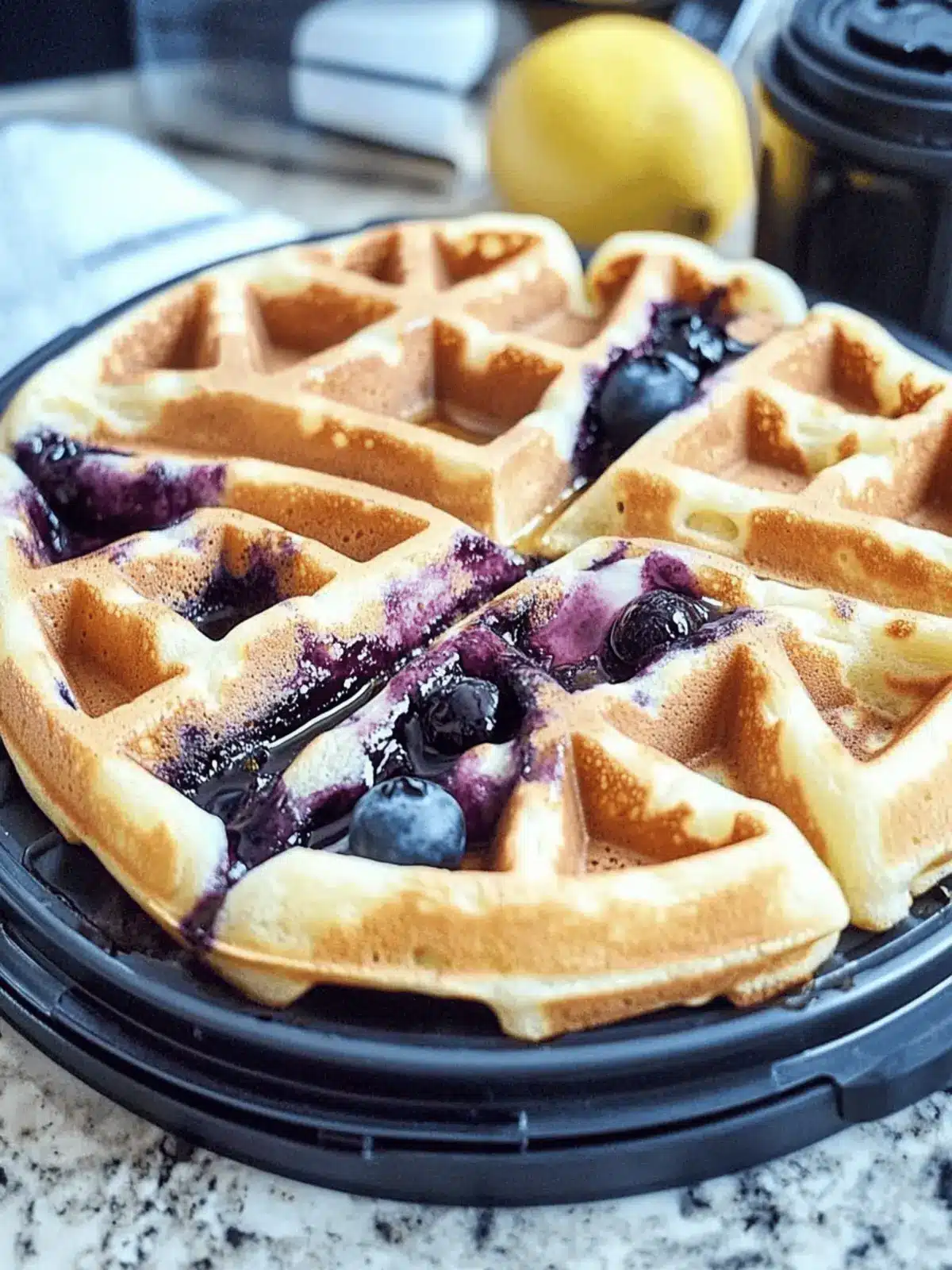 Lemon Blueberry Waffles: Your New Favorite Breakfast Treat 3 Lemon Blueberry Waffles