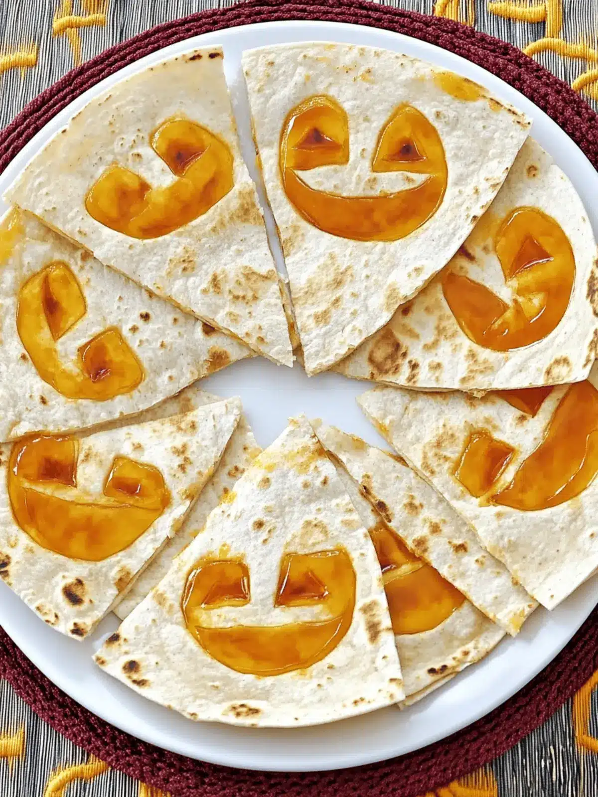 Jack o Lantern Quesadillas: Spooky, Cheesy Fun for Halloween 3 Jack o Lantern Quesadillas