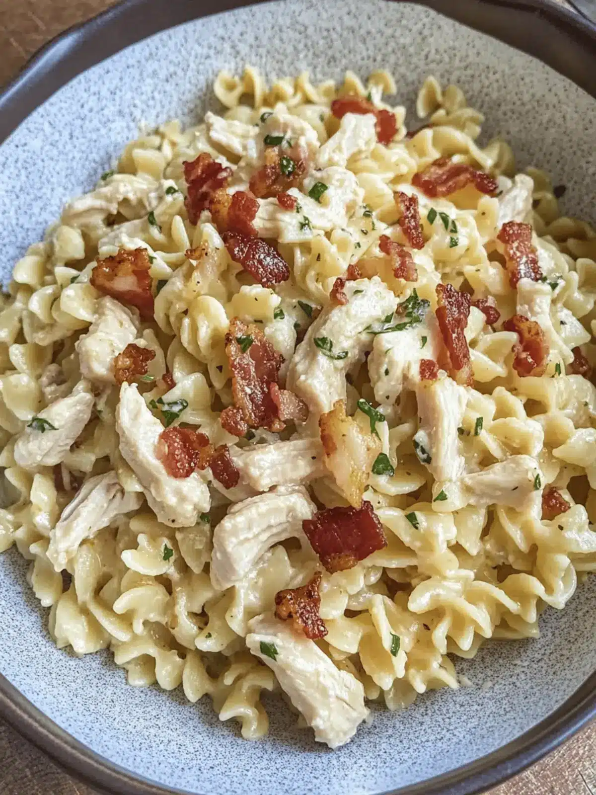 Creamy Chicken Bacon Ranch Pasta Ready in 30 Minutes 4 Chicken Bacon Ranch Pasta