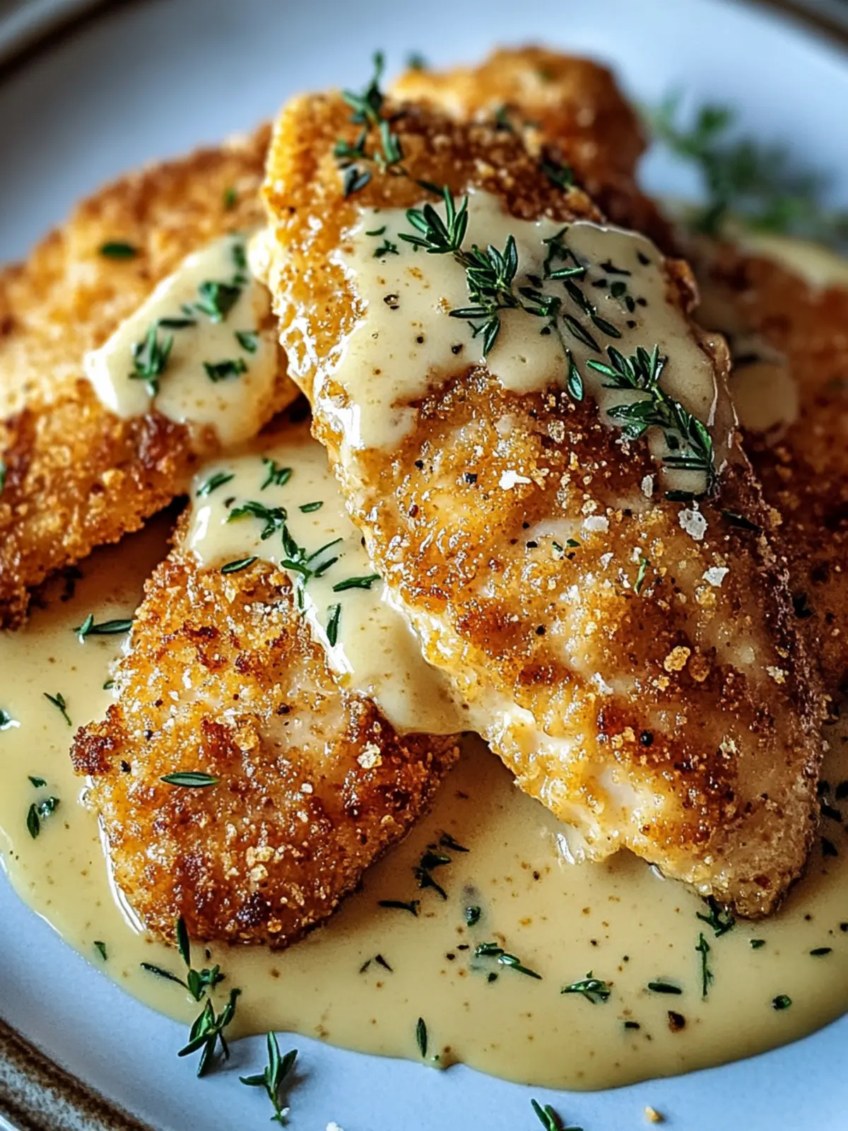 Crispy Parmesan Chicken with Rich Garlic Sauce Magic 2 Crispy Parmesan Chicken with a Rich Garlic Sauce