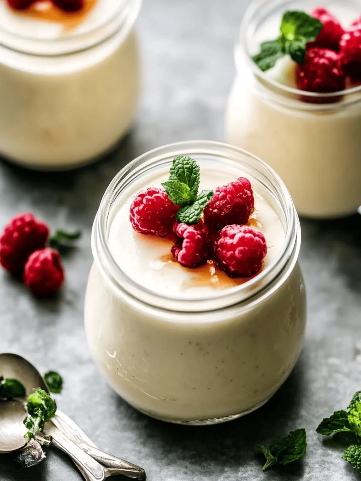 Creamy Ricotta Mousse with Raspberries: No-Bake Bliss 3 Ricotta Mousse