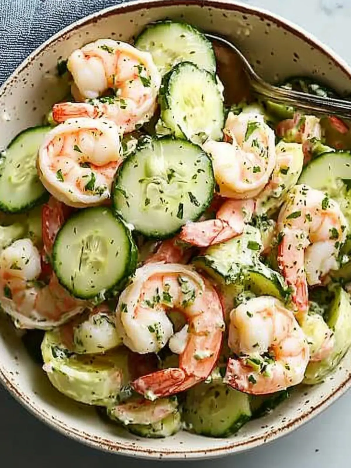 Refreshing Fresh Cucumber Shrimp Salad Recipe for Summer Enjoyment 2 Fresh Cucumber Shrimp Salad Recipe