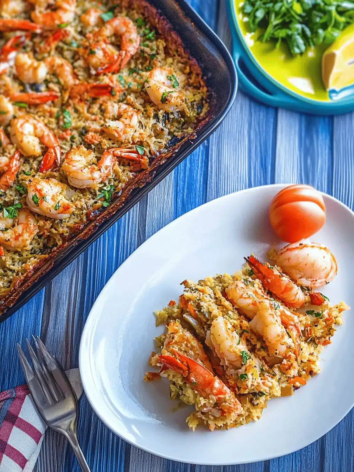 Baked Crab-Stuffed Shrimp Casserole for a Cozy Dinner Delight 4 Baked Crab-Stuffed Shrimp Casserole