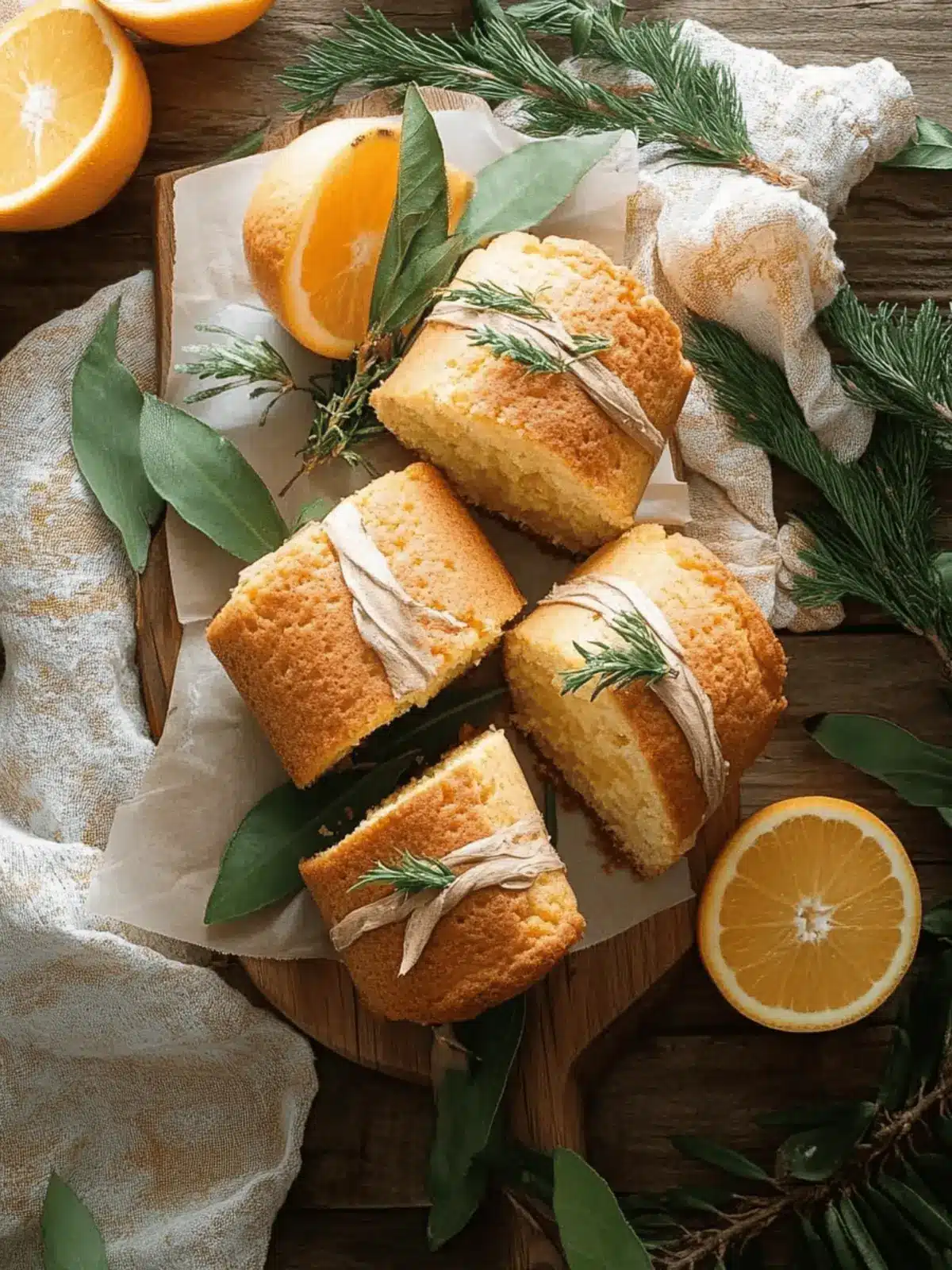 Moist Orange Ginger Honey Cakes for Cozy Indulgence 2 orange ginger honey cakes