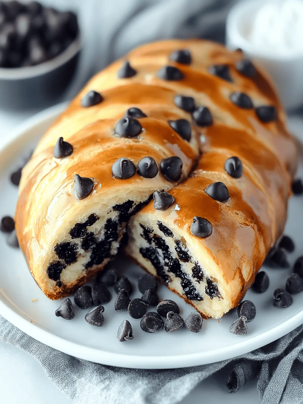 Decadent Chocolate Chip Vanilla Custard Brioches to Indulge 2 Chocolate Chip Vanilla Custard Brioches
