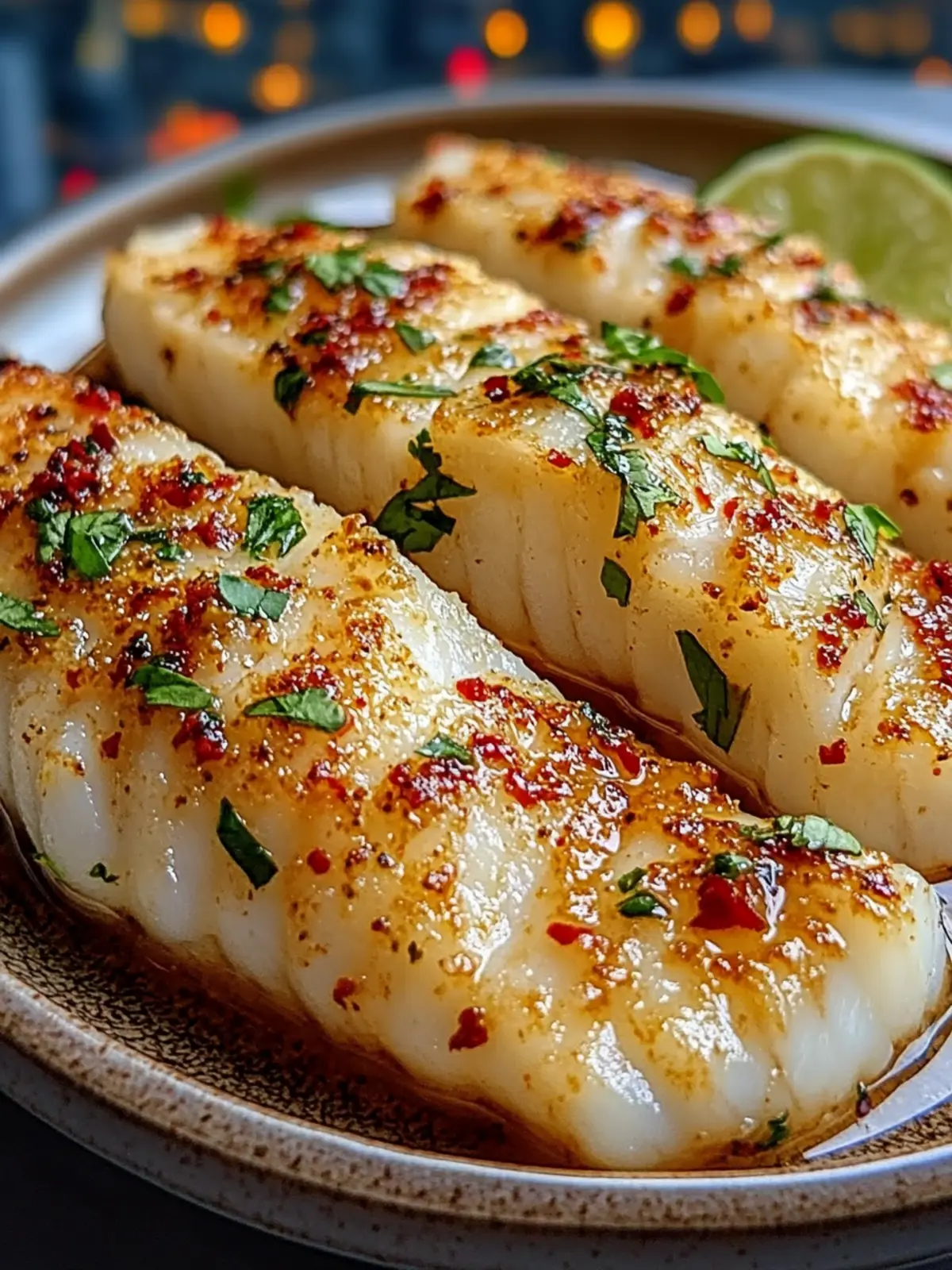 Garlic Butter Cod Strips with Sweet Chili Lime Sauce Delight 3 Garlic Butter Cod Strips with Sweet Chili Lime Sauce