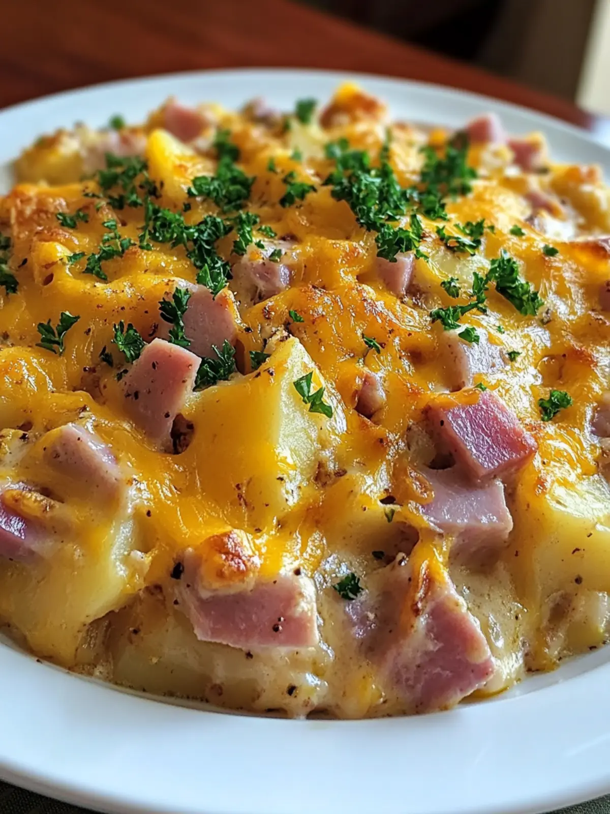 Slow Cooker Cheesy Ham & Potato Casserole for Ultimate Comfort 3 Slow Cooker Cheesy Ham & Potato Casserole