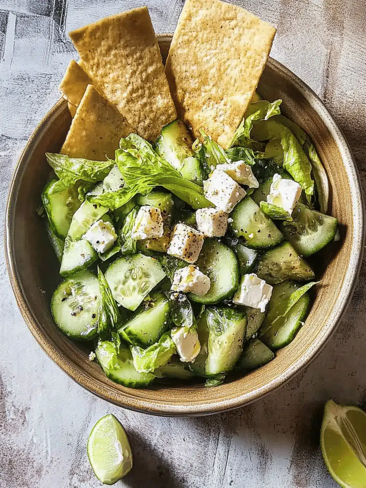 Crisp Cucumber Feta Salad for a Refreshing Summer Dish 3 Cucumber feta salad