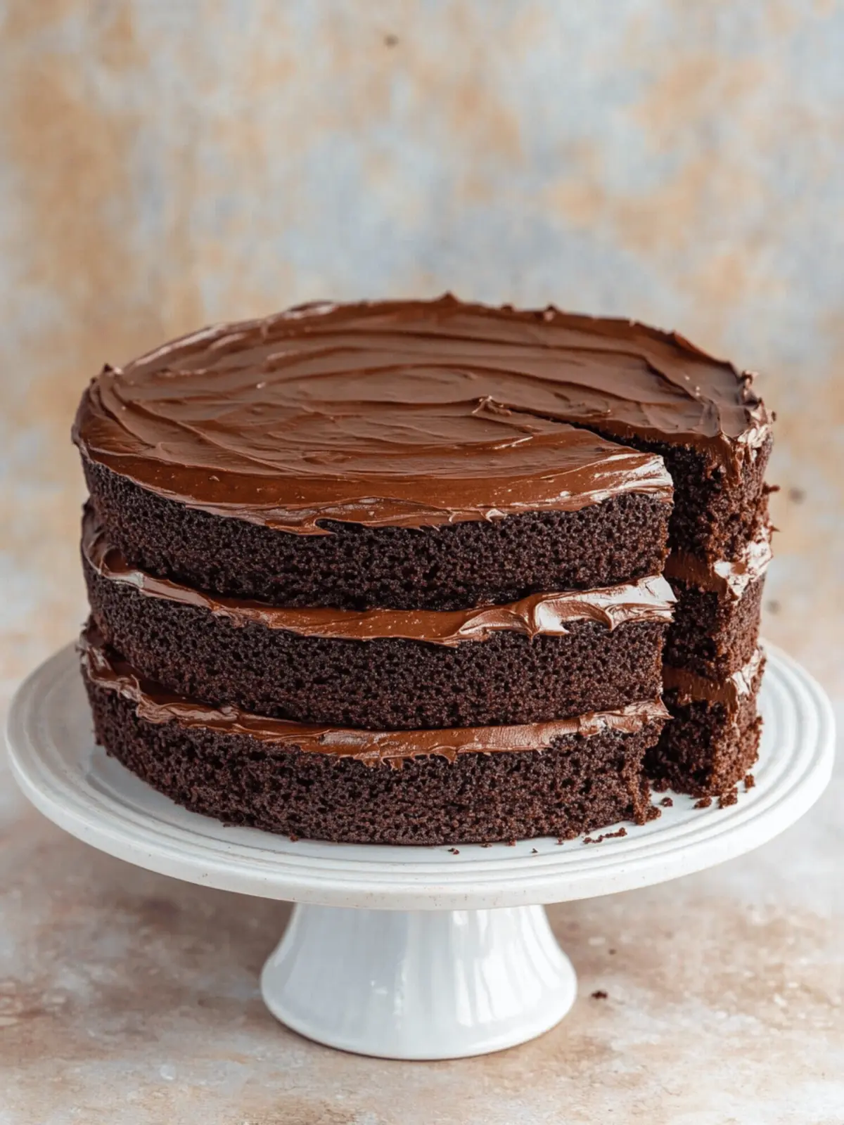 Irresistible American Style Chocolate Fudge Cake Recipe 3 American Style Chocolate Fudge Cake