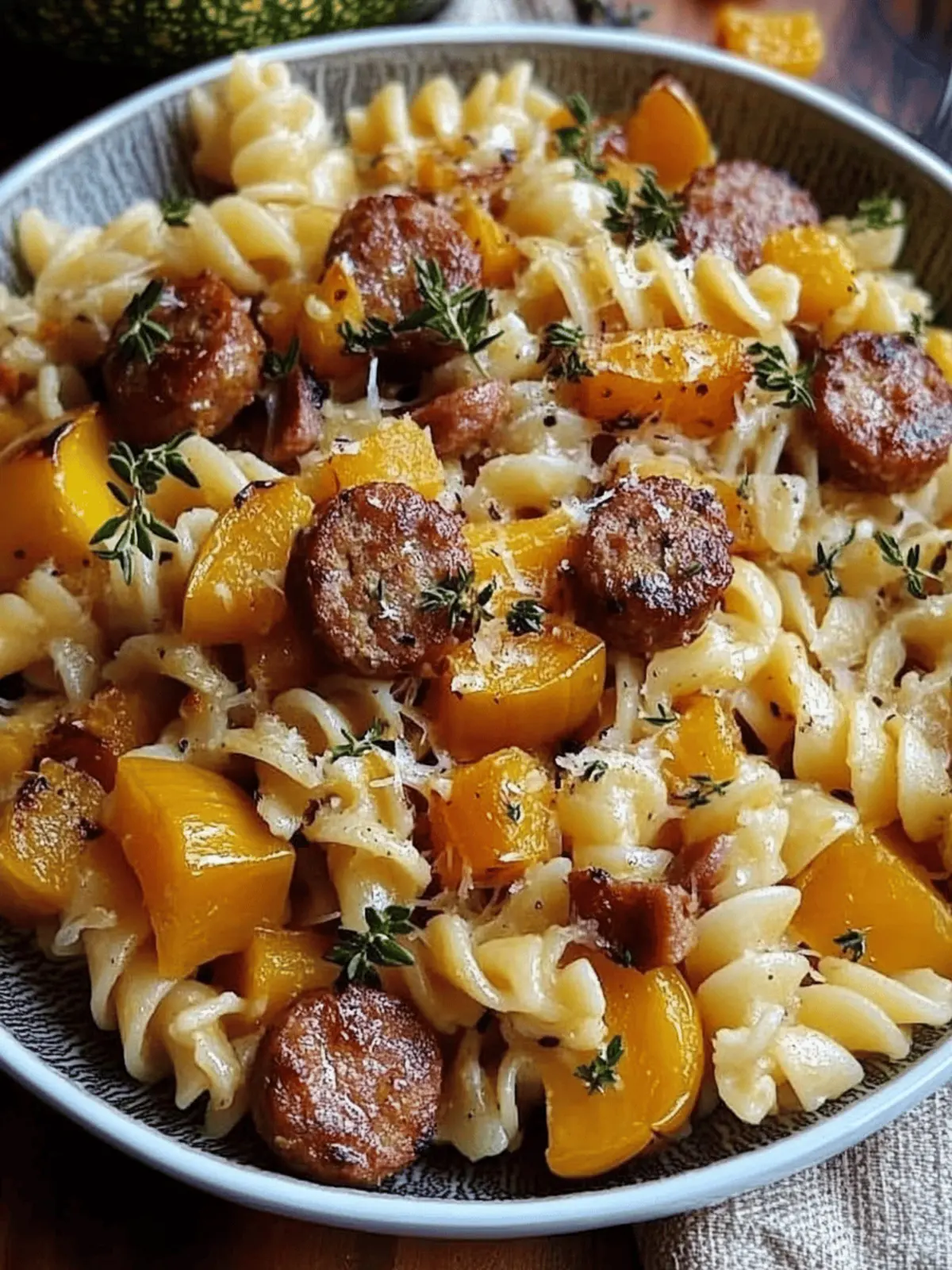 Autumn Sausage Pasta Squash: A Cozy Fall Dinner Delight 4 Autumn Sausage Pasta Squash