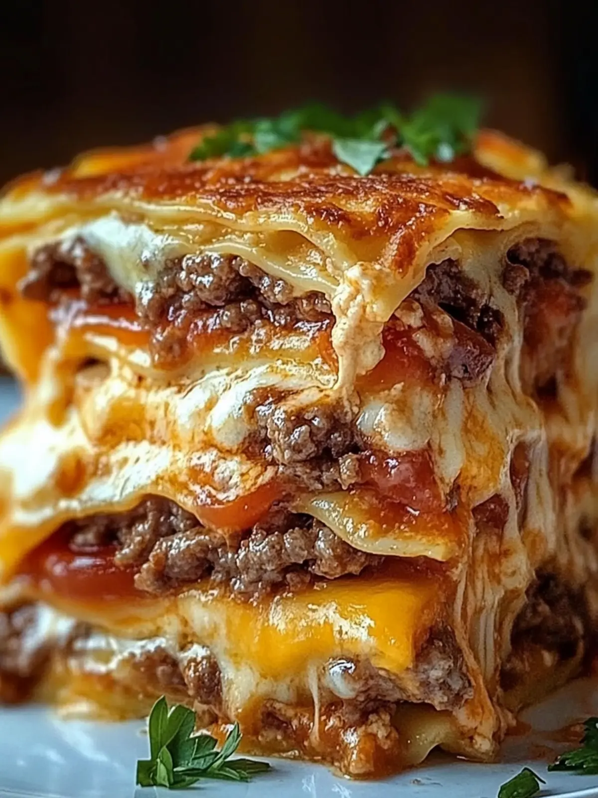 Lasagna Meets Cheeseburger: The Ultimate Comfort Food Mashup 3 Lasagna Meets Cheeseburger