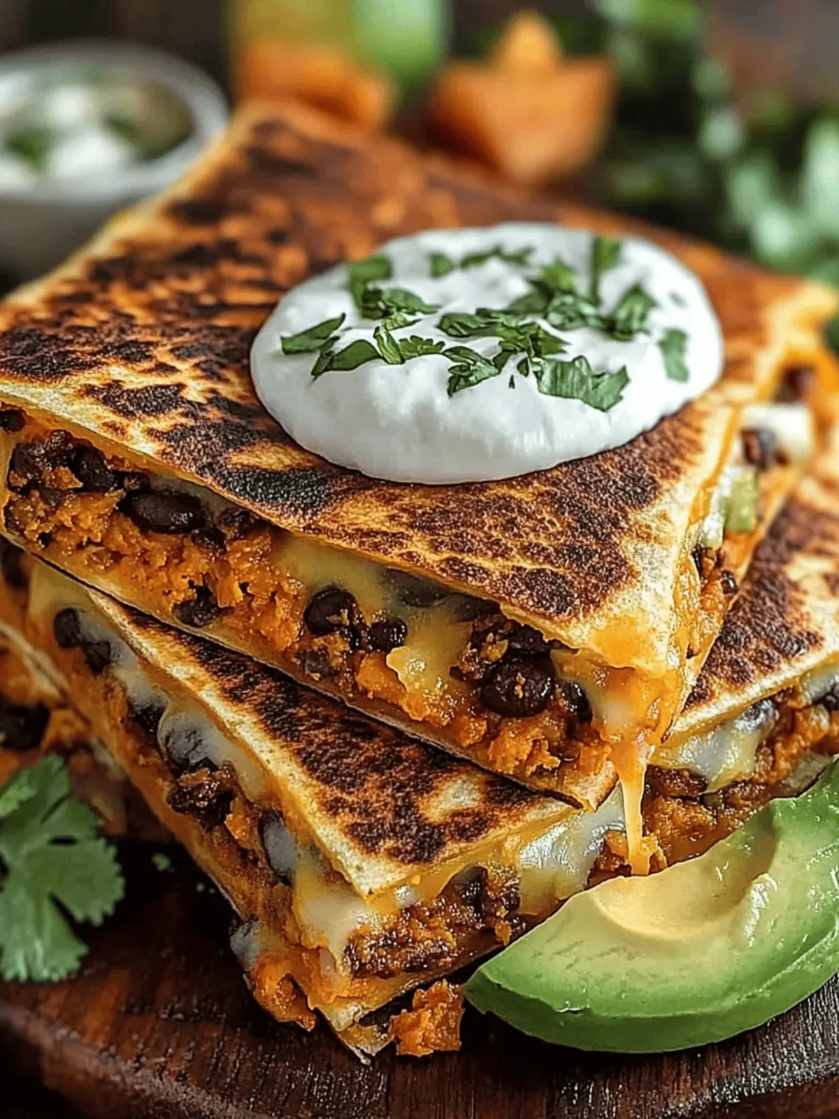 Savory Sweet Potato and Black Bean Quesadillas You ll Love 4 Savory Sweet Potato and Black Bean Quesadillas