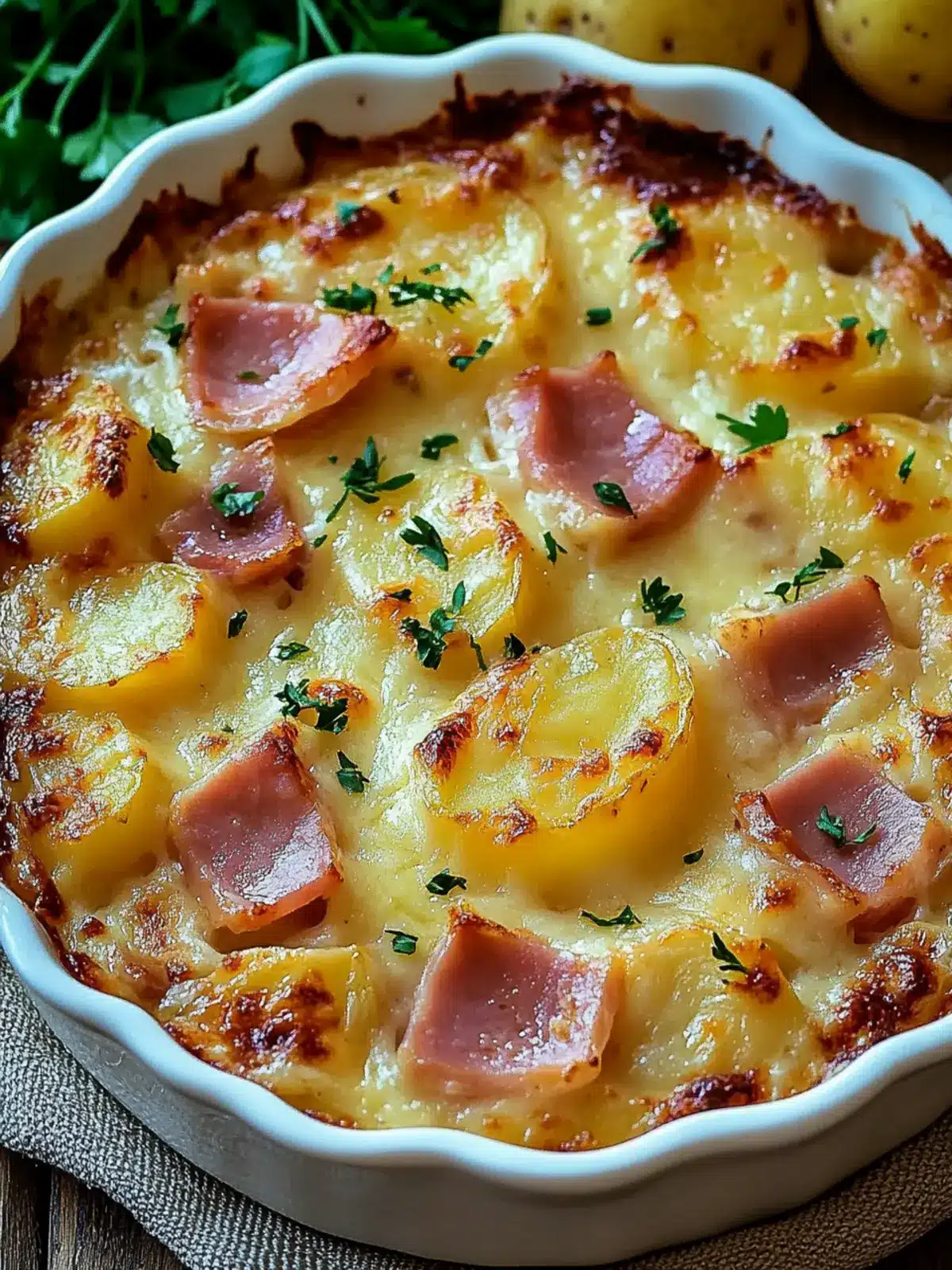 Ham and Potato Au Gratin: Your New Favorite Cozy Comfort Dish 2 Ham and Potato Au Gratin