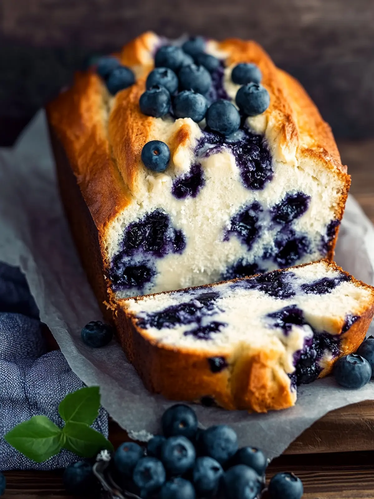 Moist Blueberry Cream Cheese Bread for Happy Mornings 2 Blueberry Cream Cheese Bread