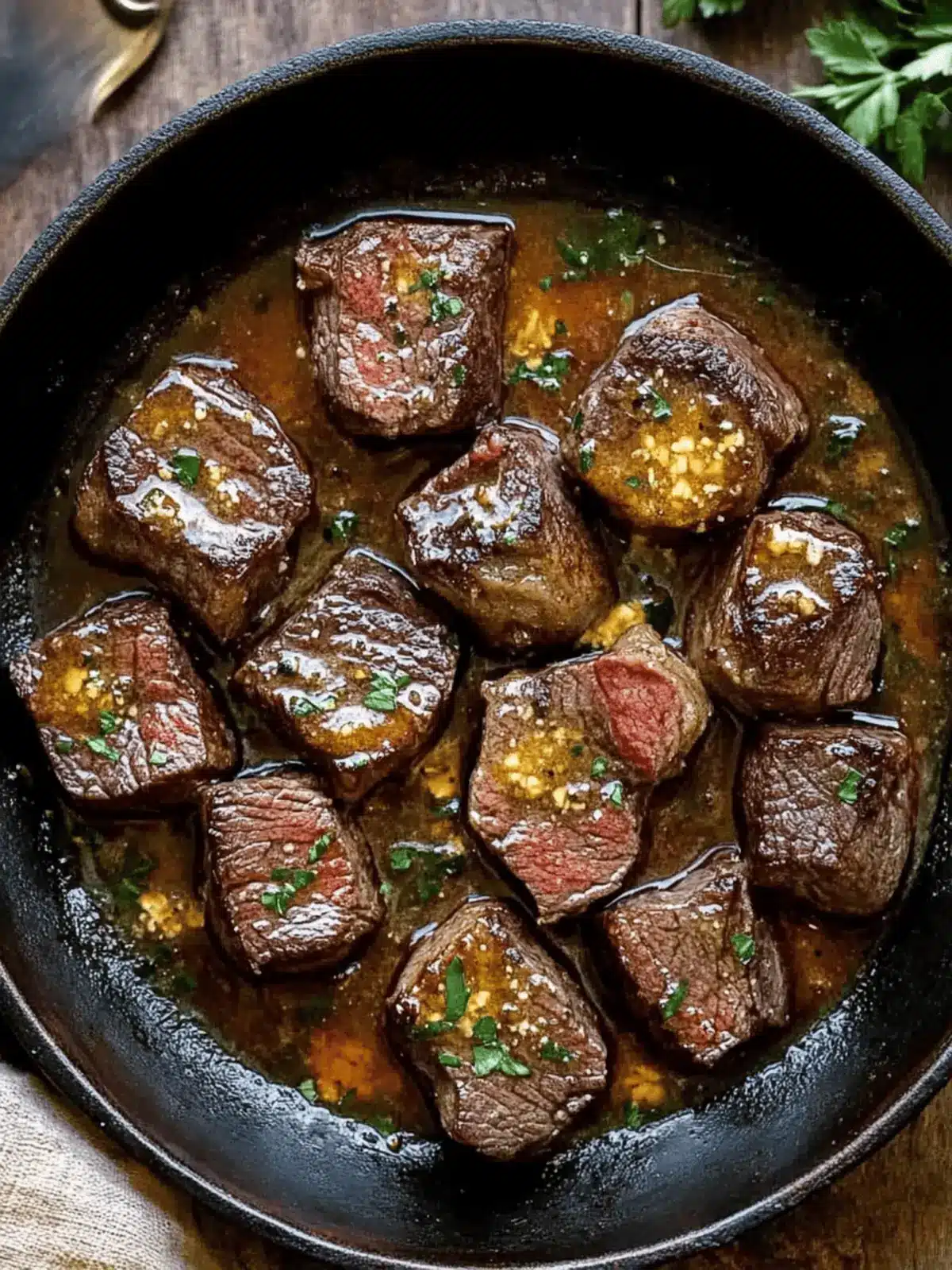 Cowboy Butter Steak Bites: Quick, Juicy Bliss for Dinner 4 Cowboy Butter Steak Bites