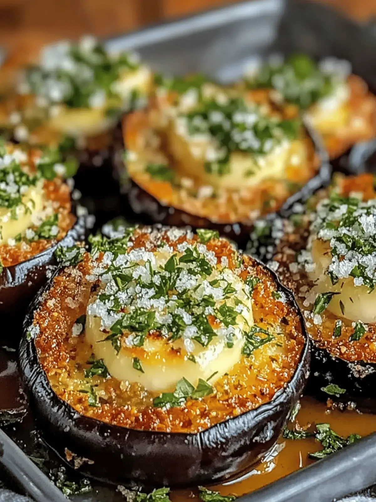 Garlic Herb Crusted Eggplant Slices: Crunchy & Guilt-Free Delight 4 Garlic Herb Crusted Eggplant Slices