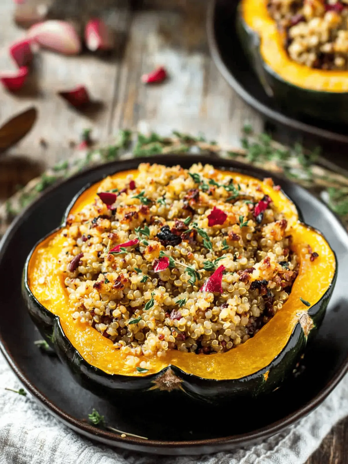 Quinoa Stuffed Acorn Squash: Your New Autumn Favorite Recipe 3 Quinoa Stuffed Acorn Squash