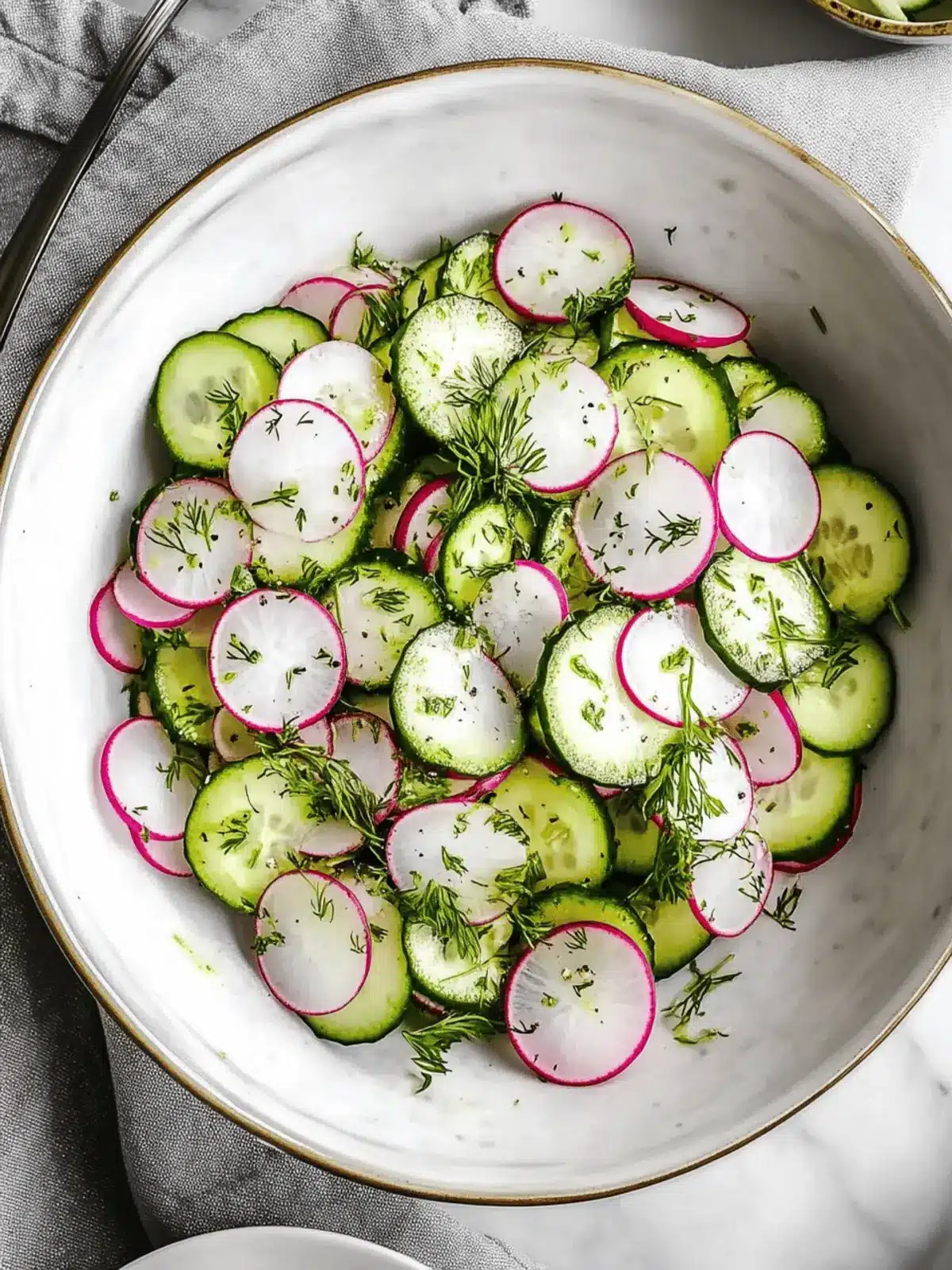Cool and Crisp Cucumber Radish Salad Ready in 10 Minutes 4 cucumber radish salad