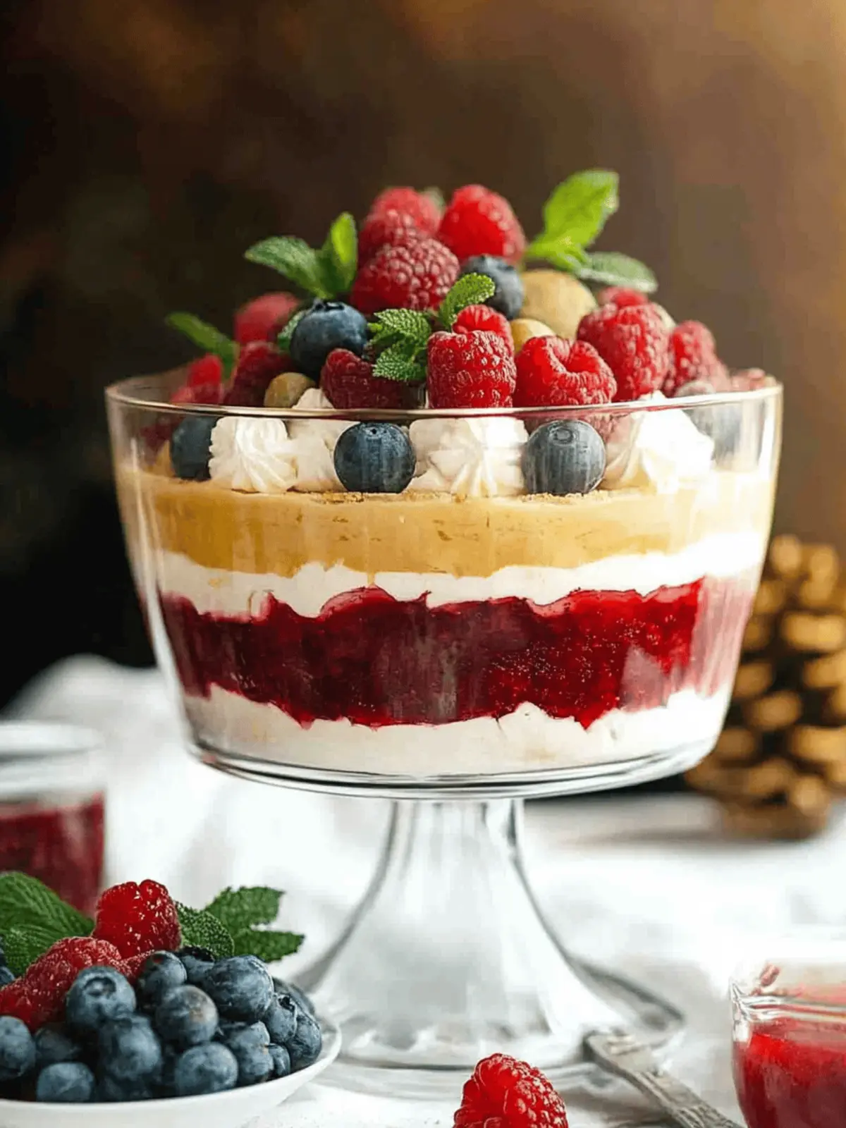 Irresistible Fruit Cake Trifle: A Festive Delight to Share 4 fruit cake Trifle!