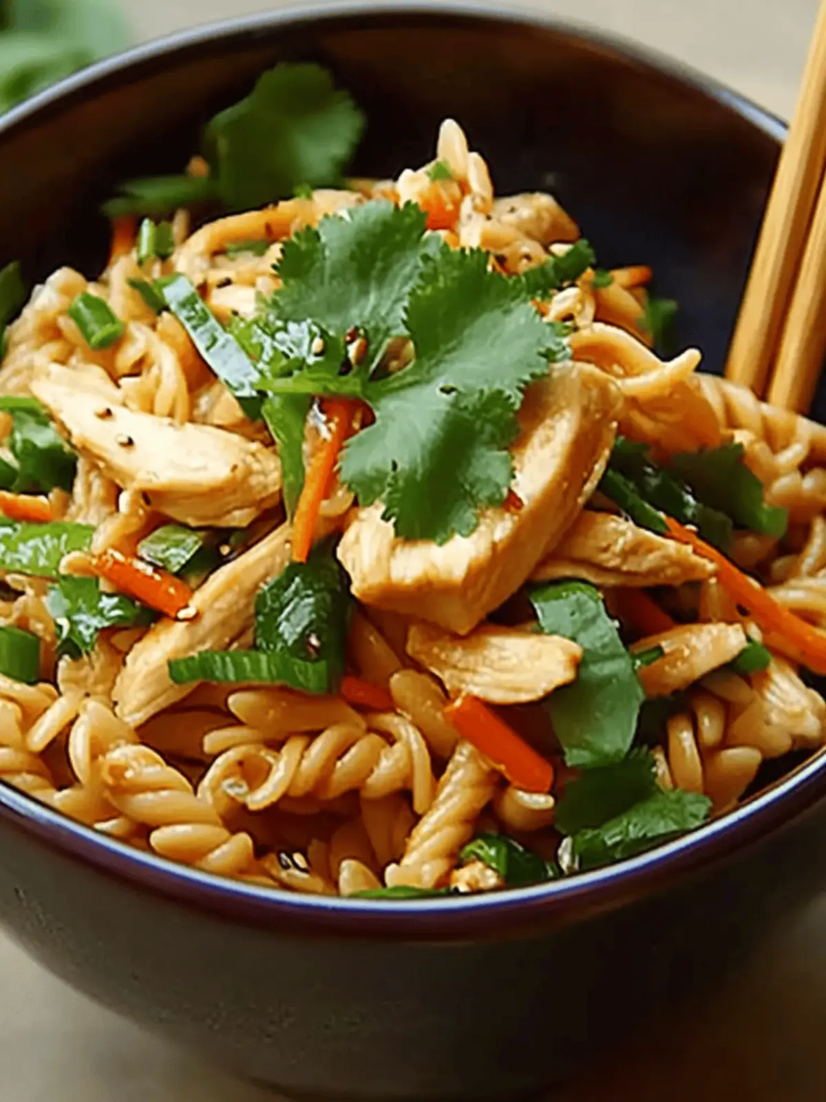 Savory Sesame Pasta Chicken Salad with a Twist 2 Sesame Pasta Chicken Salad