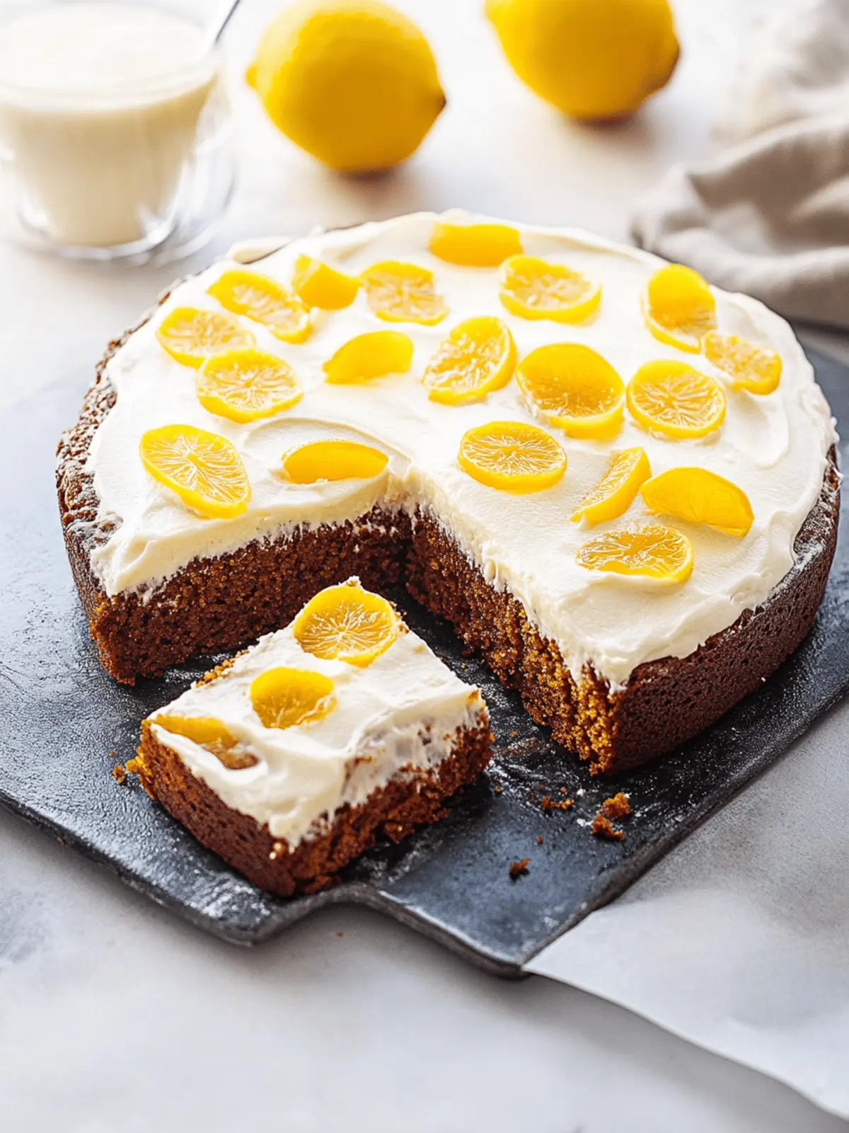 Gingerbread Cake with Lemon Cream Cheese: A Festive Delight 3 Gingerbread Cake with Lemon Cream Cheese