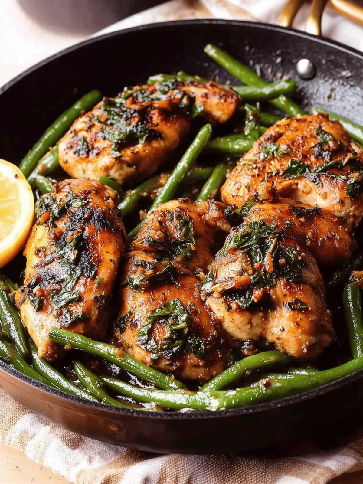 Lemon Garlic Butter Chicken and Green Beans in 30 Minutes 4 Lemon Garlic Butter Chicken and Green Beans