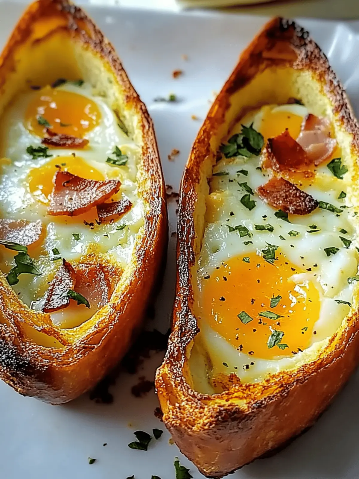 Baked Egg Boats Recipe: A Fun Twist on Breakfast Magic 4 Baked Egg Boats Recipe