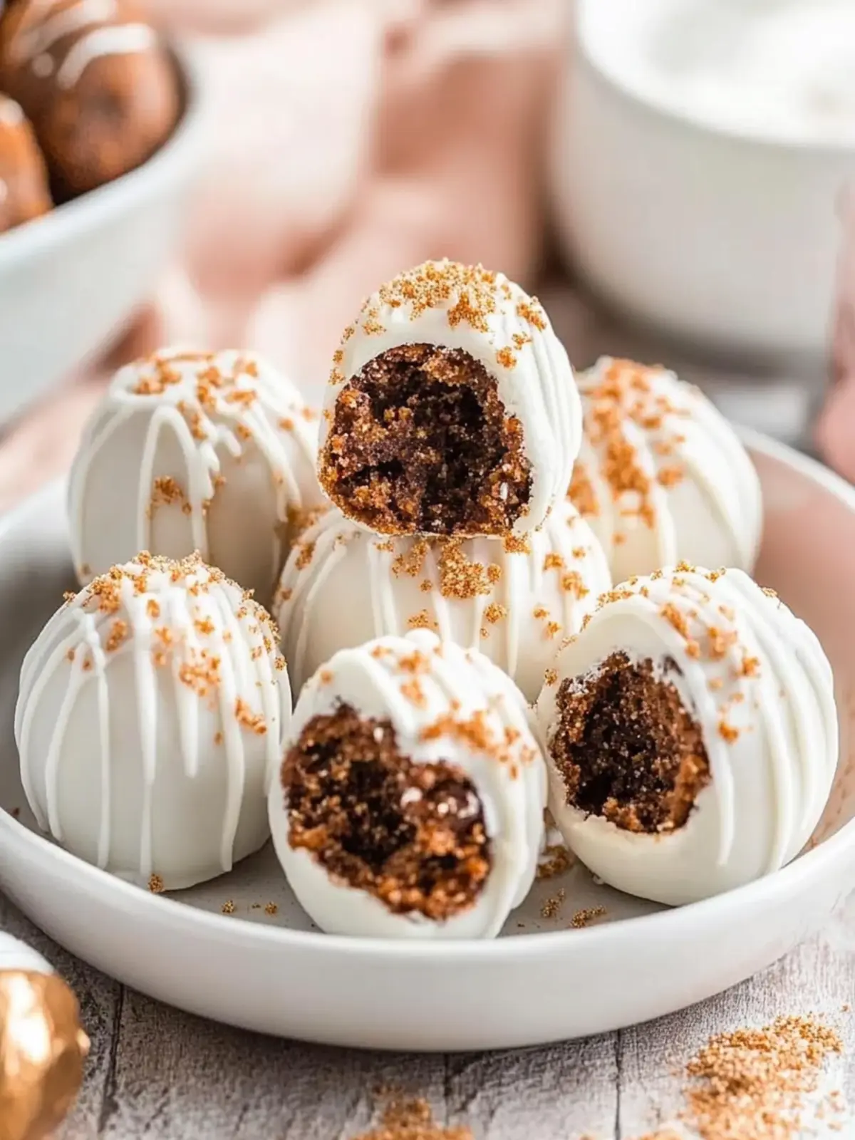 Delicious No-Bake Gingerbread Truffles for Holiday Joy 2 Gingerbread Truffles