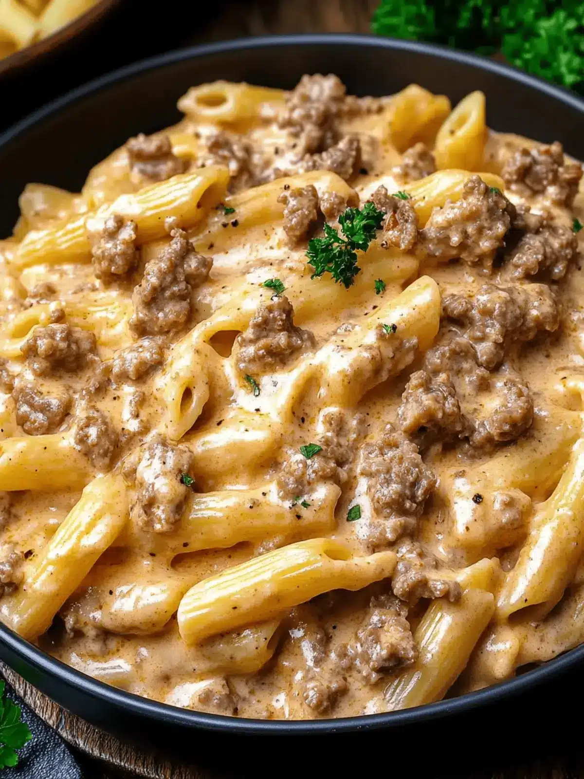 High Protein Creamy Beef Pasta Recipe for Quick Comfort Meals 3 High Protein Creamy Beef Pasta Recipe