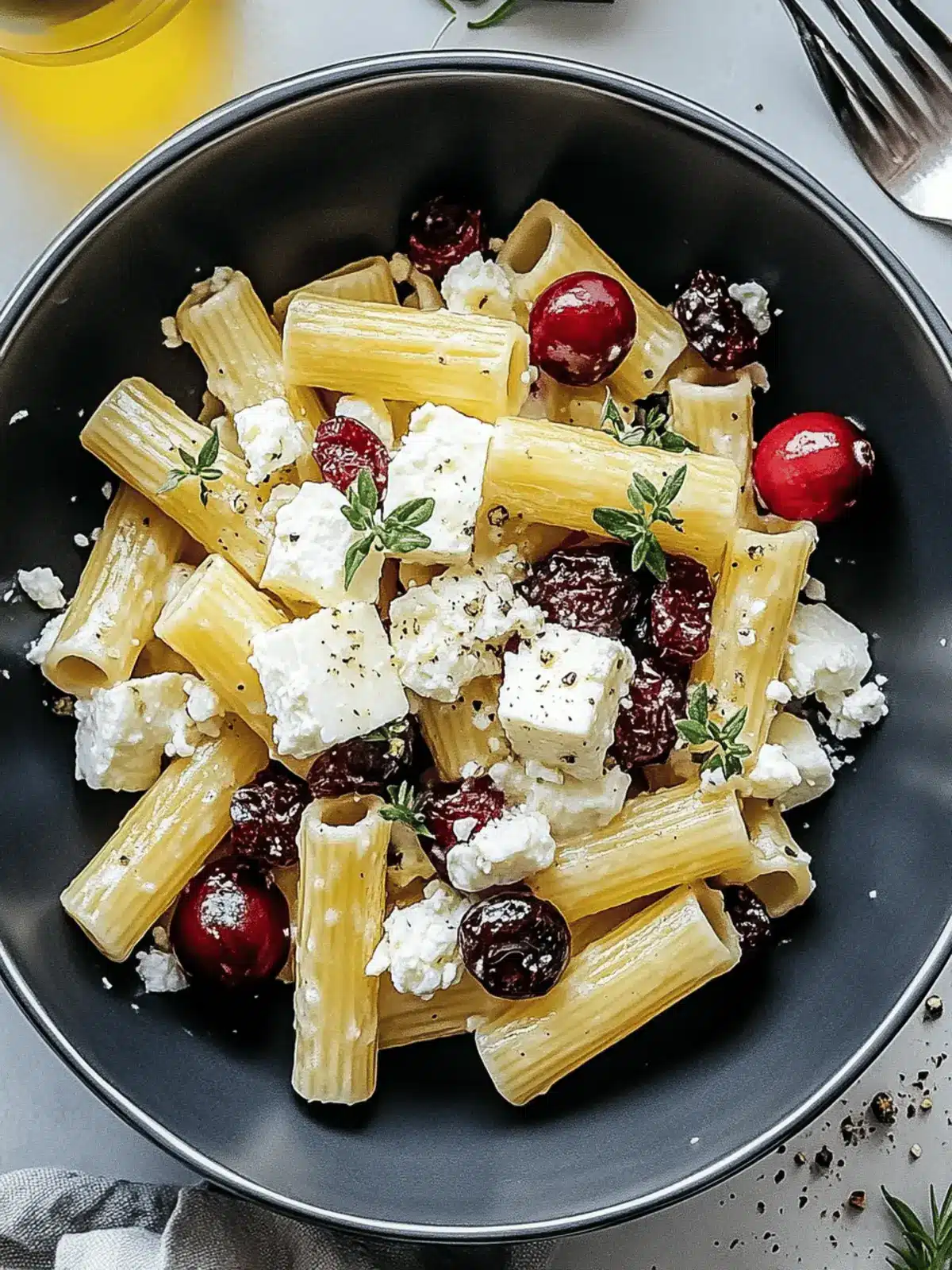 Feta & Cranberry Rigatoni Salad: Your New Summer Favorite 3 Feta & Cranberry Rigatoni Salad