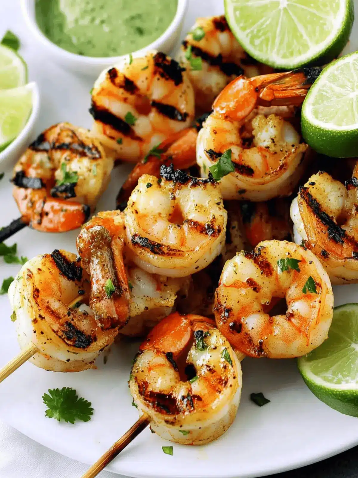 Grilled Lime Cilantro Shrimp Skewers That Will Wow Your Summer 4 Grilled Lime Cilantro Shrimp Skewers