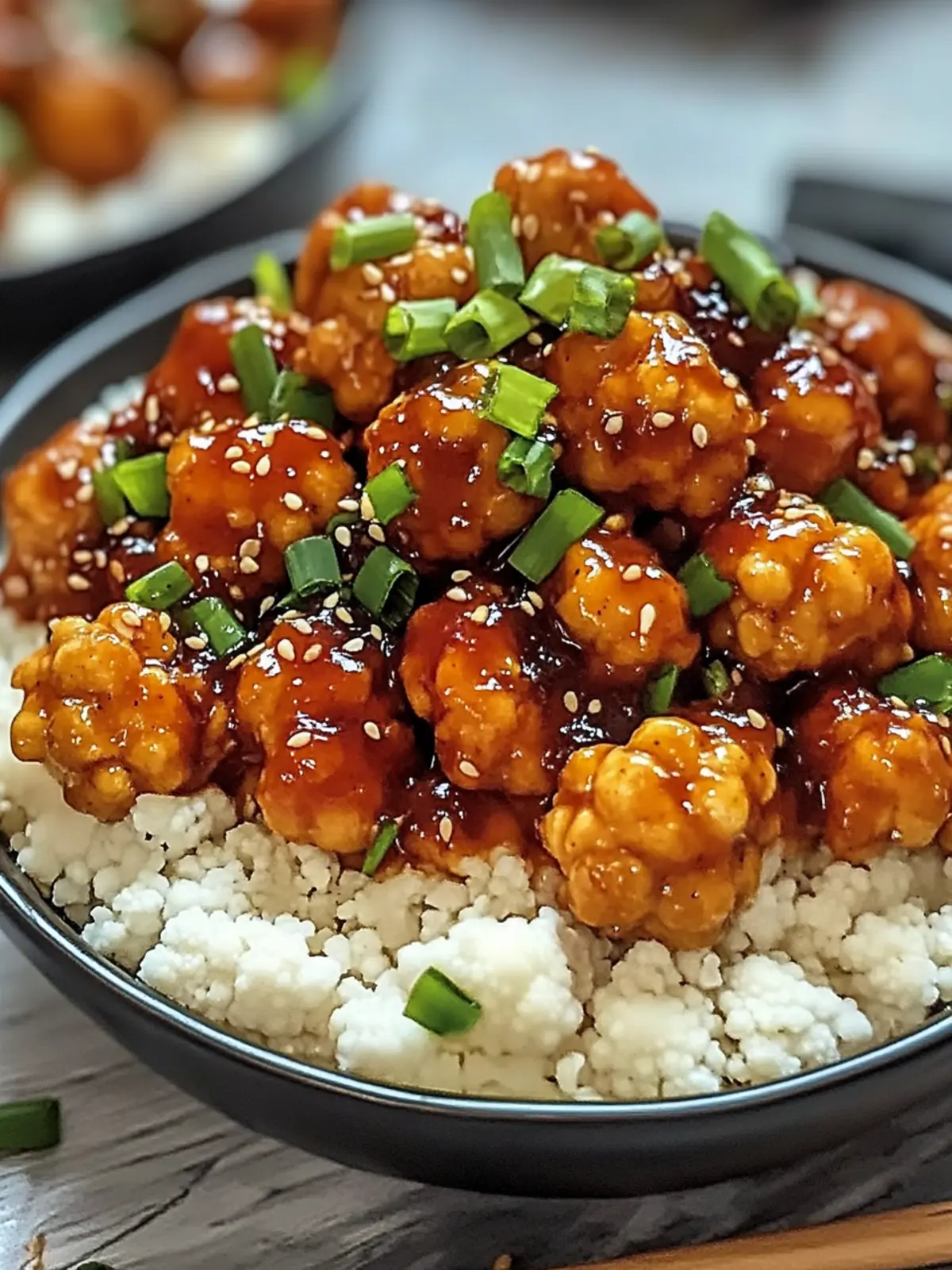 Savory General Tso's Cauliflower Bowls You ll Crave Daily 4 General Tso s Cauliflower Bowls