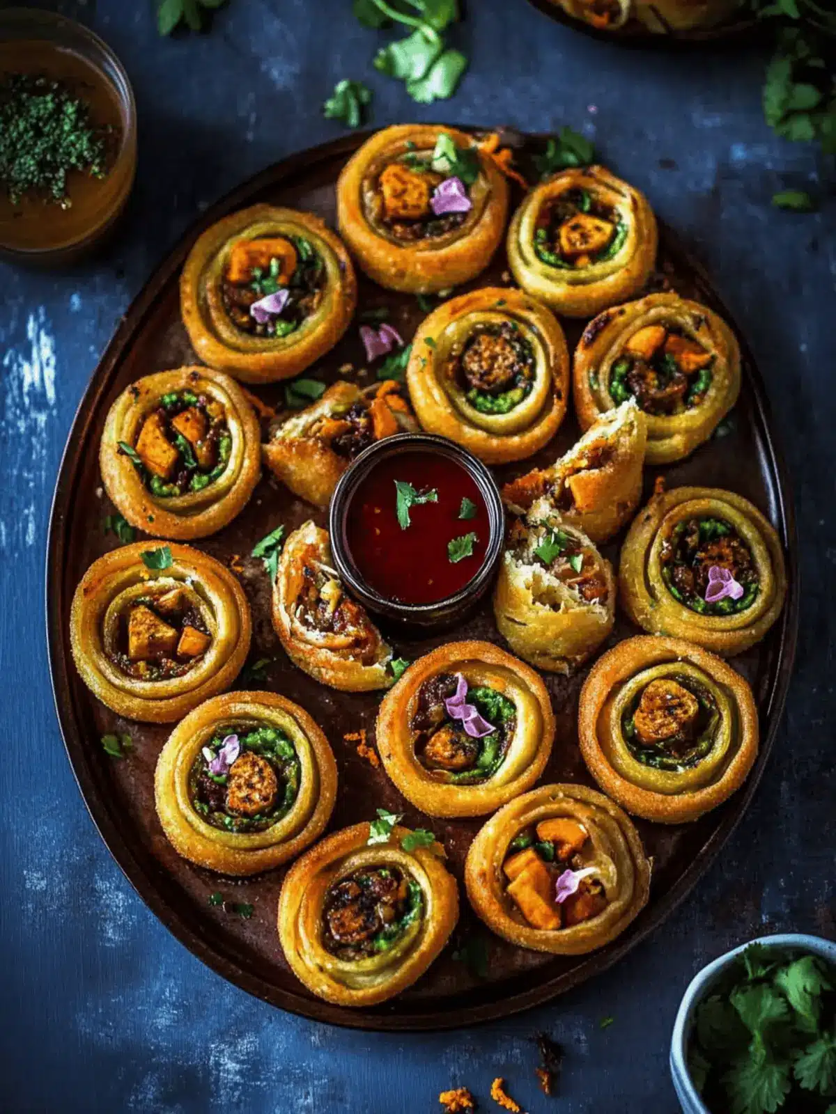 Irresistibly Easy Dabeli/Samosa Pinwheels for Instant Joy 4 Easy dabeli/samosa pinwheels