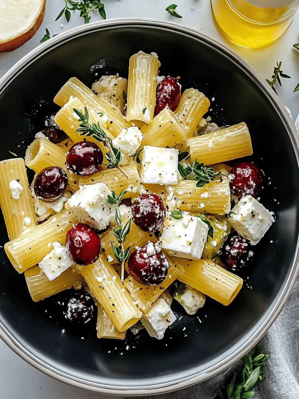 Feta & Cranberry Rigatoni Salad: Your New Summer Favorite 2 Feta & Cranberry Rigatoni Salad