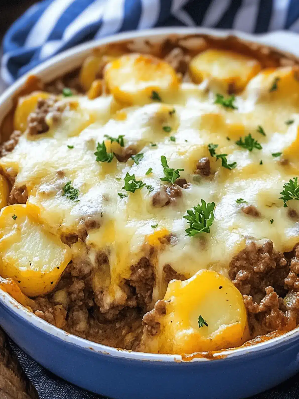 Cheesy Ground Beef and Potatoes: Comfort Food Made Easy 2 Cheesy Ground Beef and Potatoes