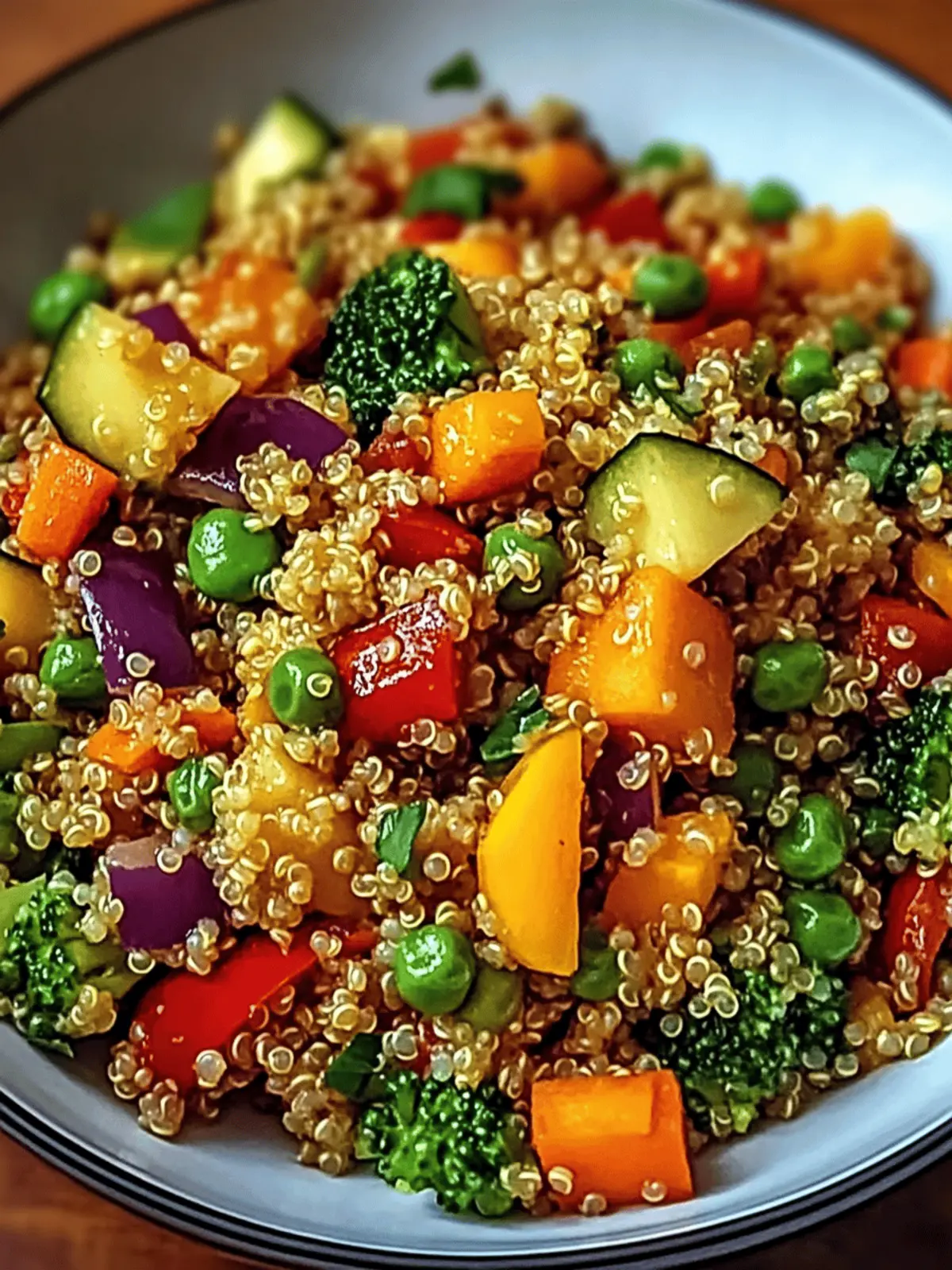 Quick Quinoa & Veggie Stir-Fry: A Colorful 15-Minute Delight 4 Quick Quinoa & Veggie Stir-Fry