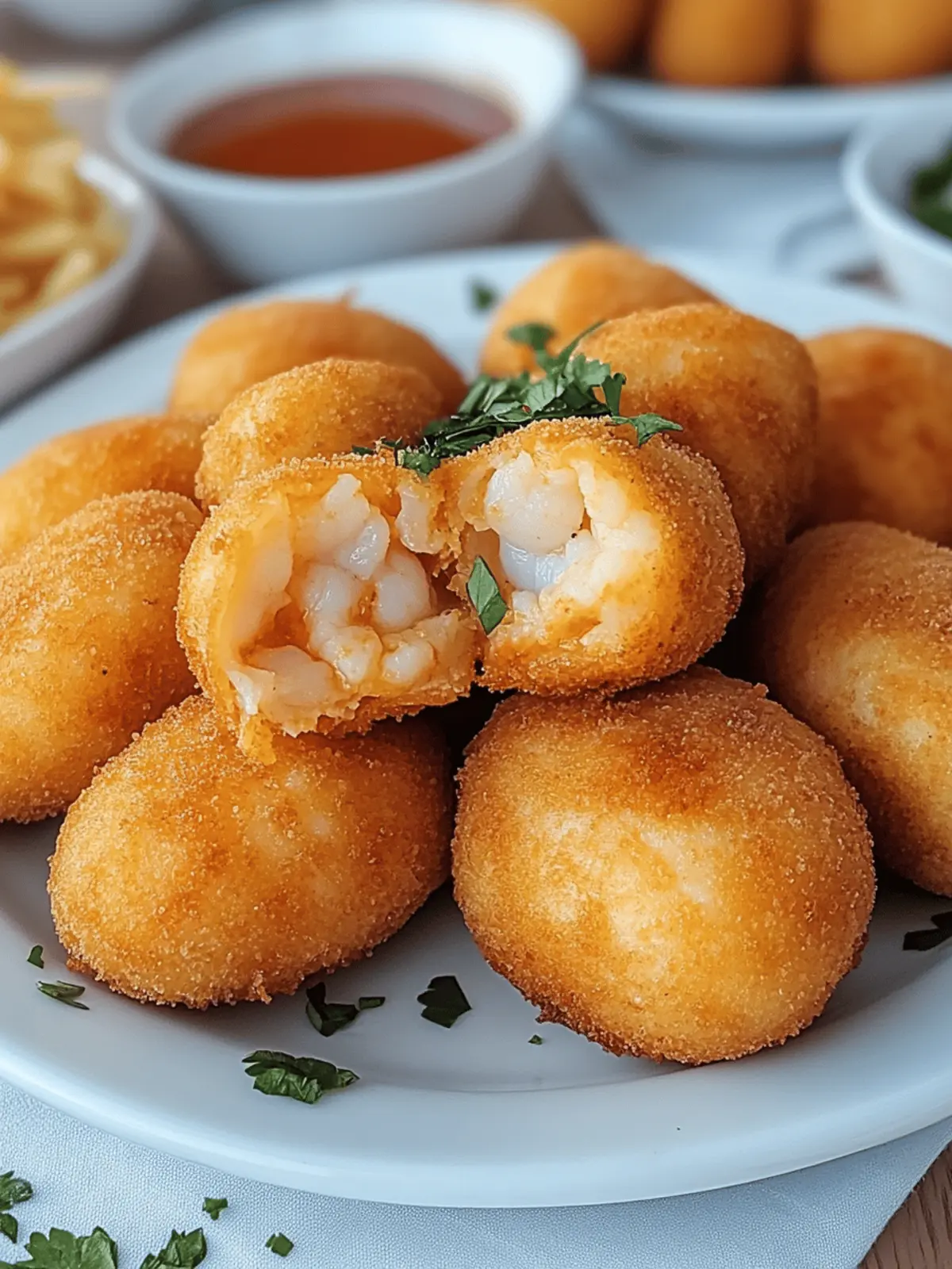 Delicious Portuguese Shrimp Croquettes with Customizable Twists 3 Portuguese Shrimp Croquettes