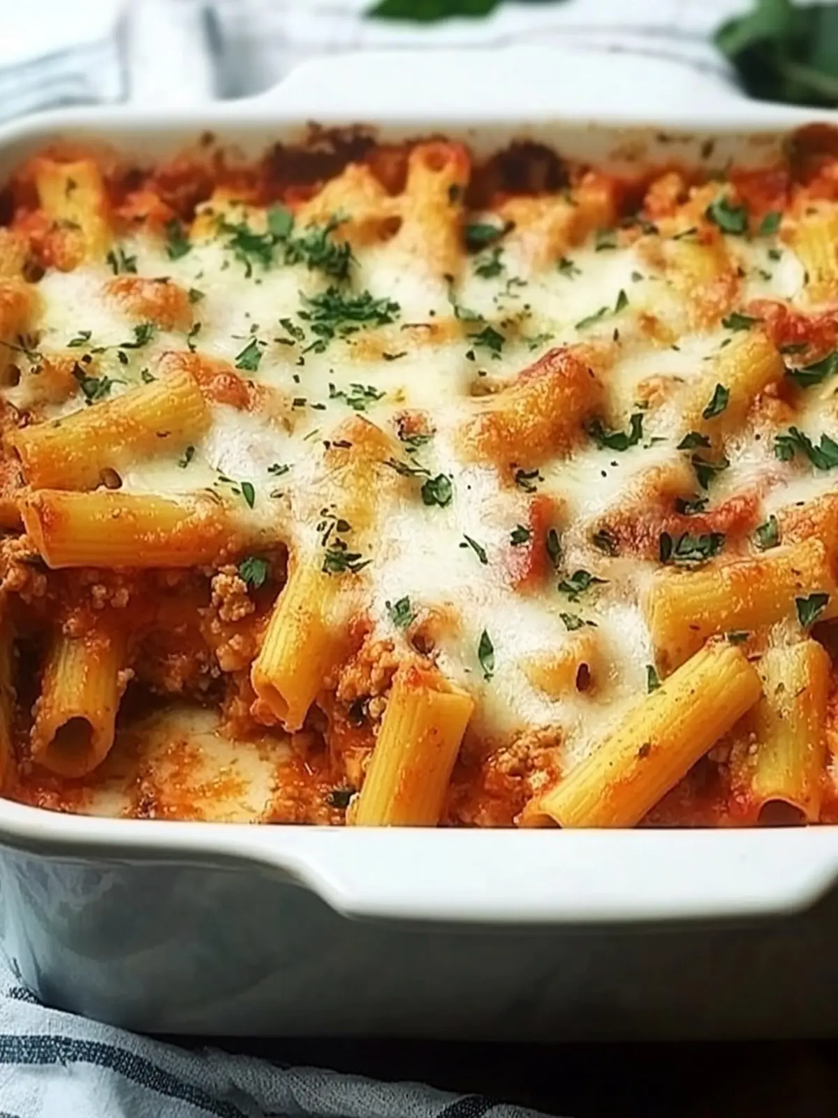 Savory Meatless Baked Ziti with Creamy Ricotta Bliss 3 Meatless Baked Ziti