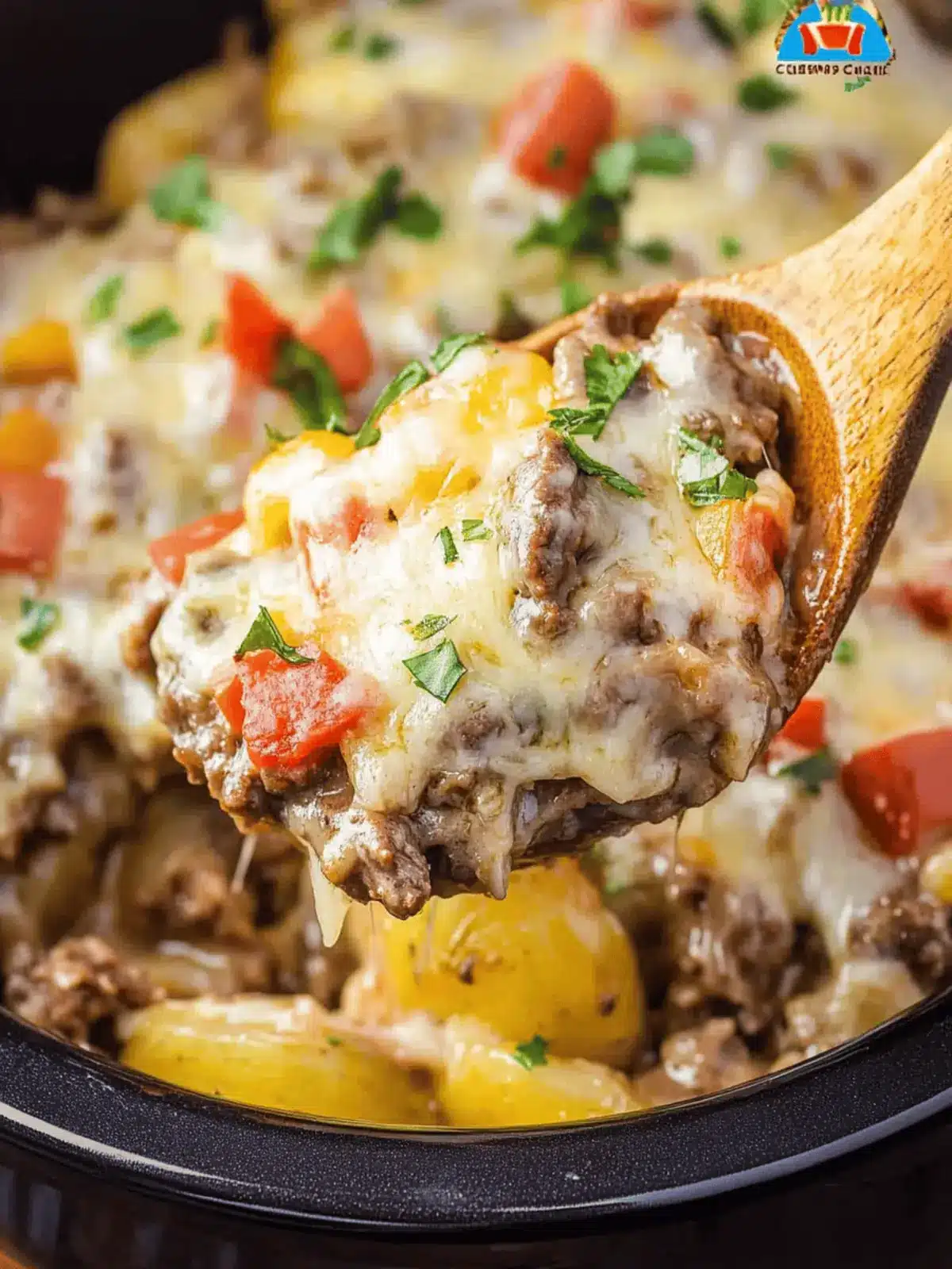 Crockpot Cheesesteak Potato Casserole for Quick Comfort Food 4 Crockpot Cheesesteak Potato