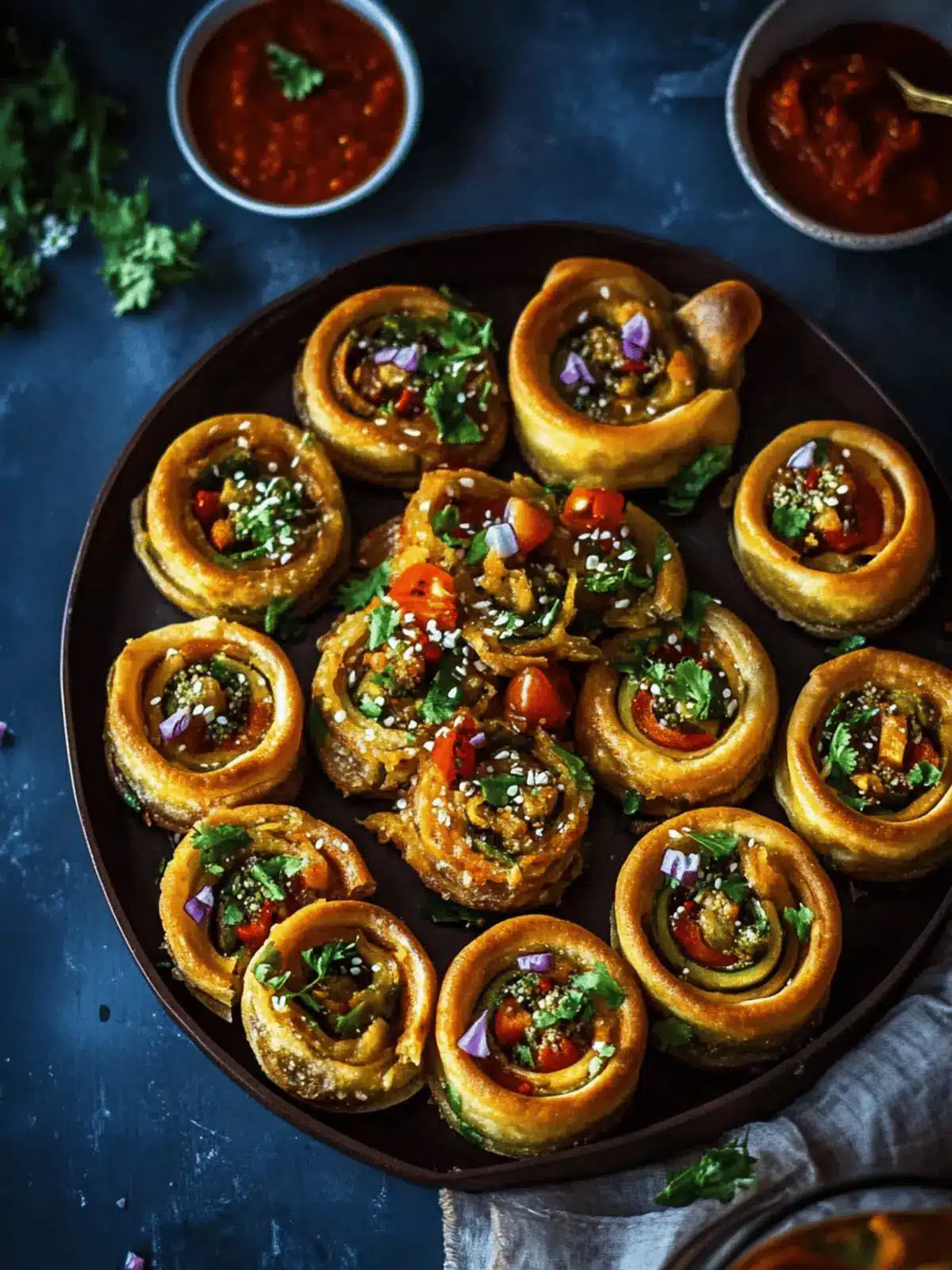 Irresistibly Easy Dabeli/Samosa Pinwheels for Instant Joy 3 Easy dabeli/samosa pinwheels