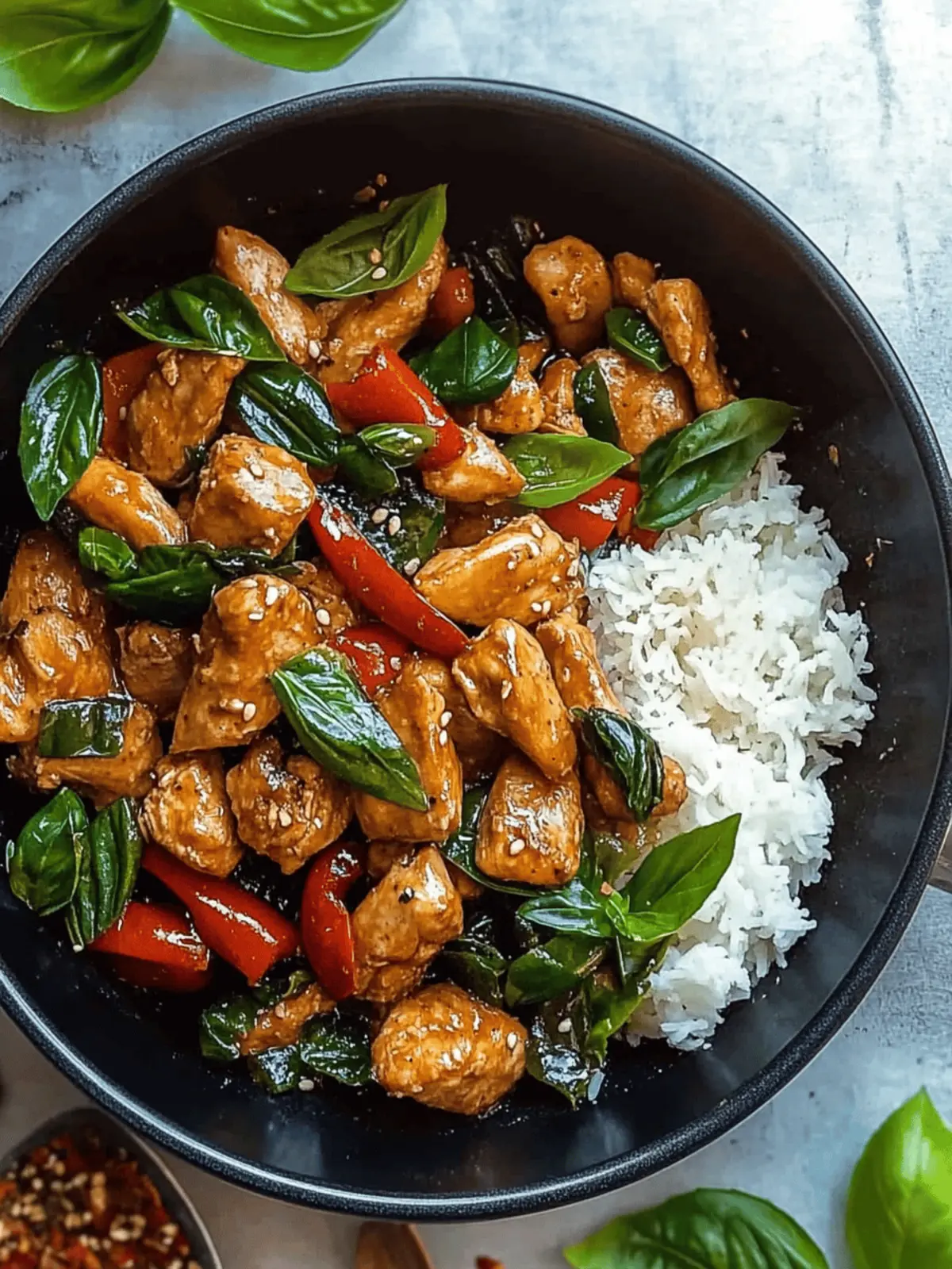 Savor Thai Basil Chicken: A 30-Minute Flavor Adventure 3 Thai Basil Chicken