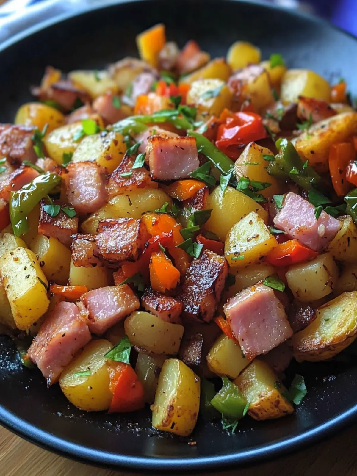 Quick and Delicious Ham and Potato Hash with Peppers Recipe 2 Ham and Potato Hash with Peppers