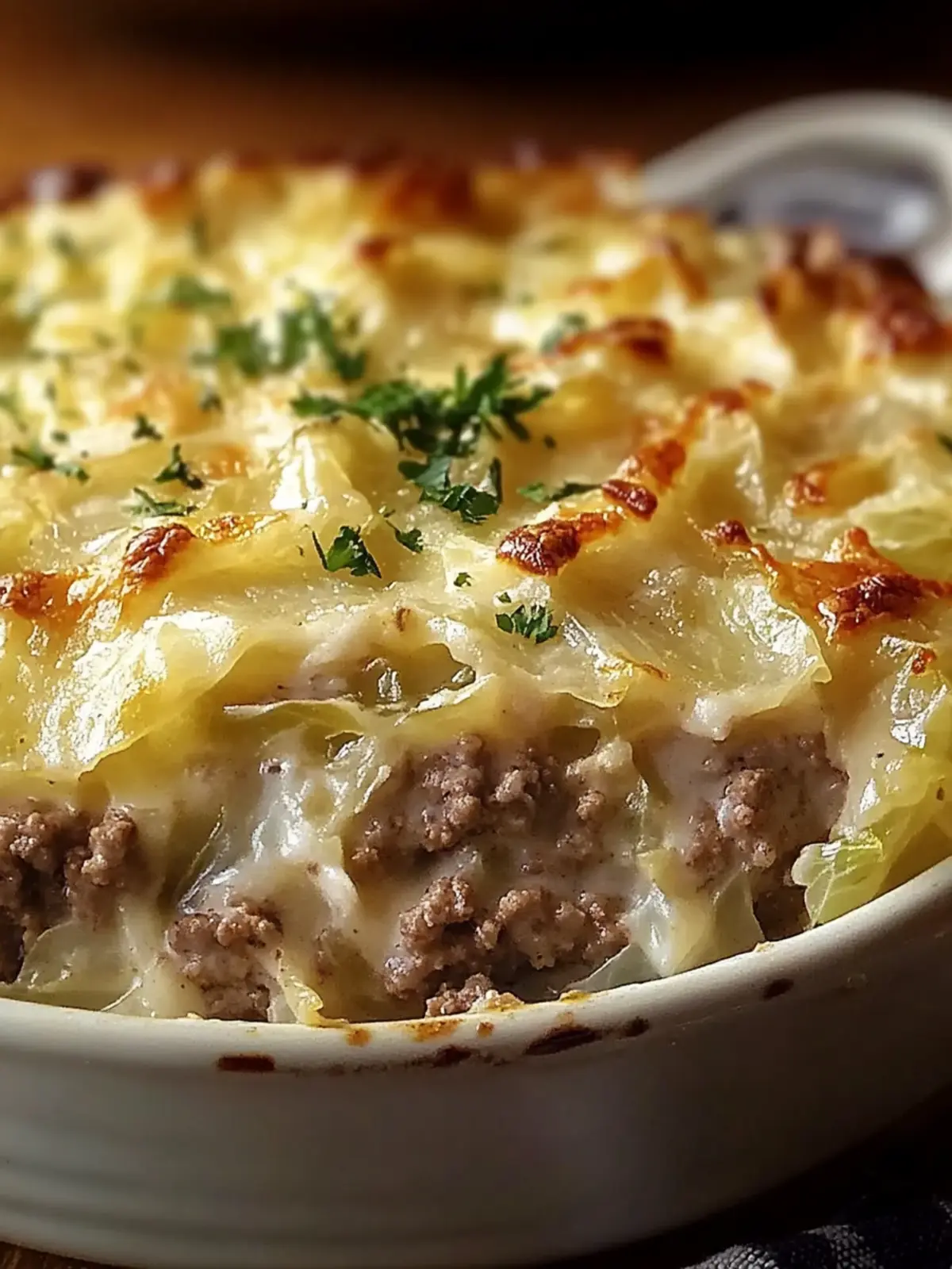 Creamed Cabbage and Ground Beef Casserole for Cozy Nights 2 Creamed Cabbage and Ground Beef Casserole