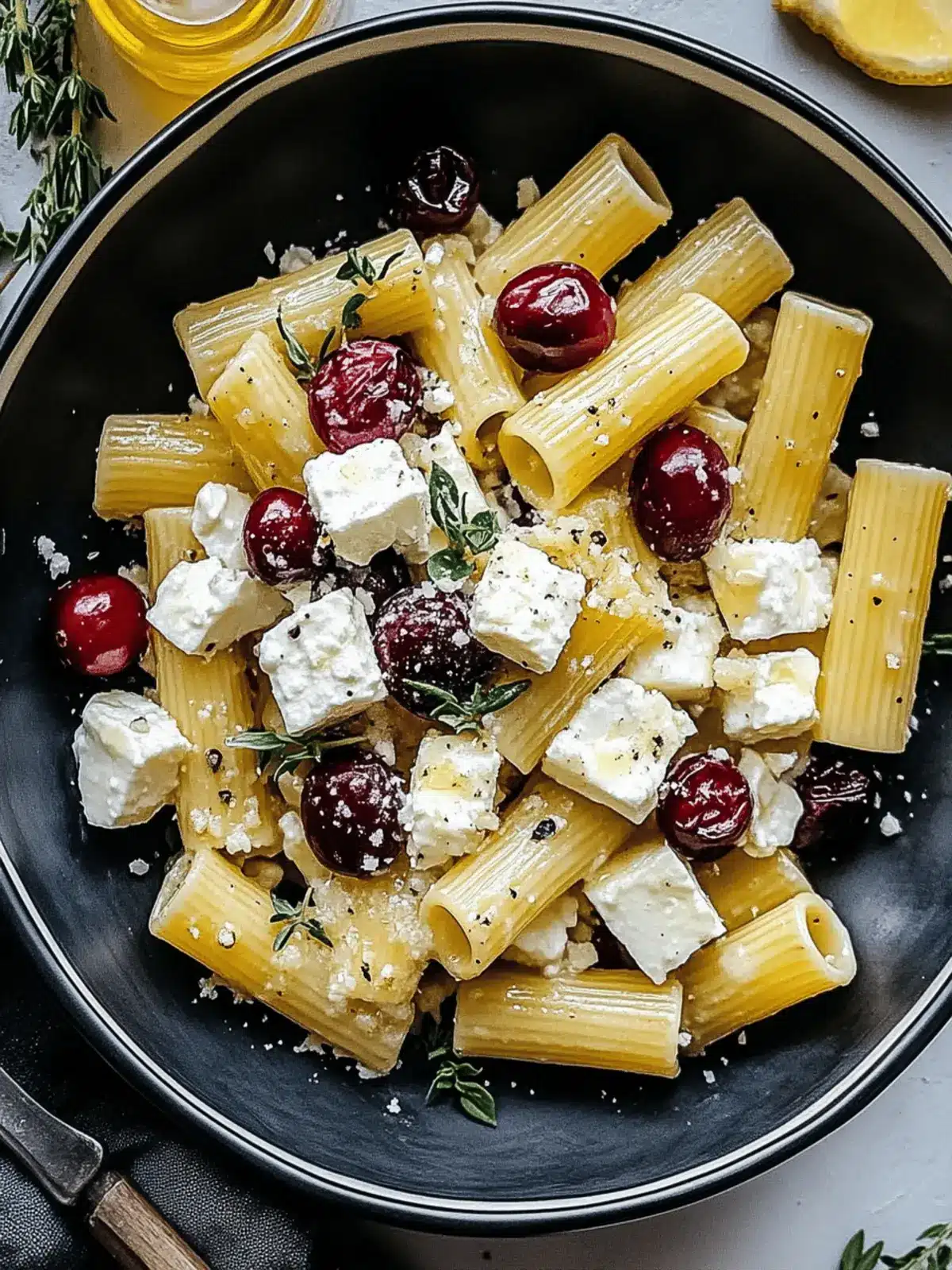 Feta & Cranberry Rigatoni Salad: Your New Summer Favorite 4 Feta & Cranberry Rigatoni Salad