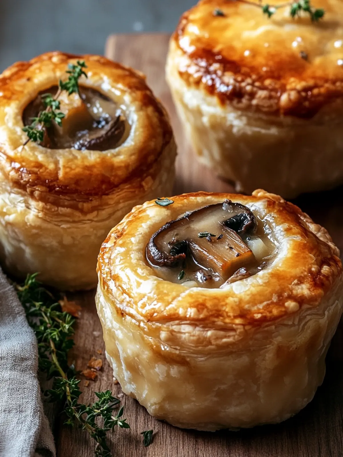 Mini Mushroom & Gruy ¨re Pot Pies for Cozy Nights In 2 Mini Mushroom & Gruy ¨re Pot Pies