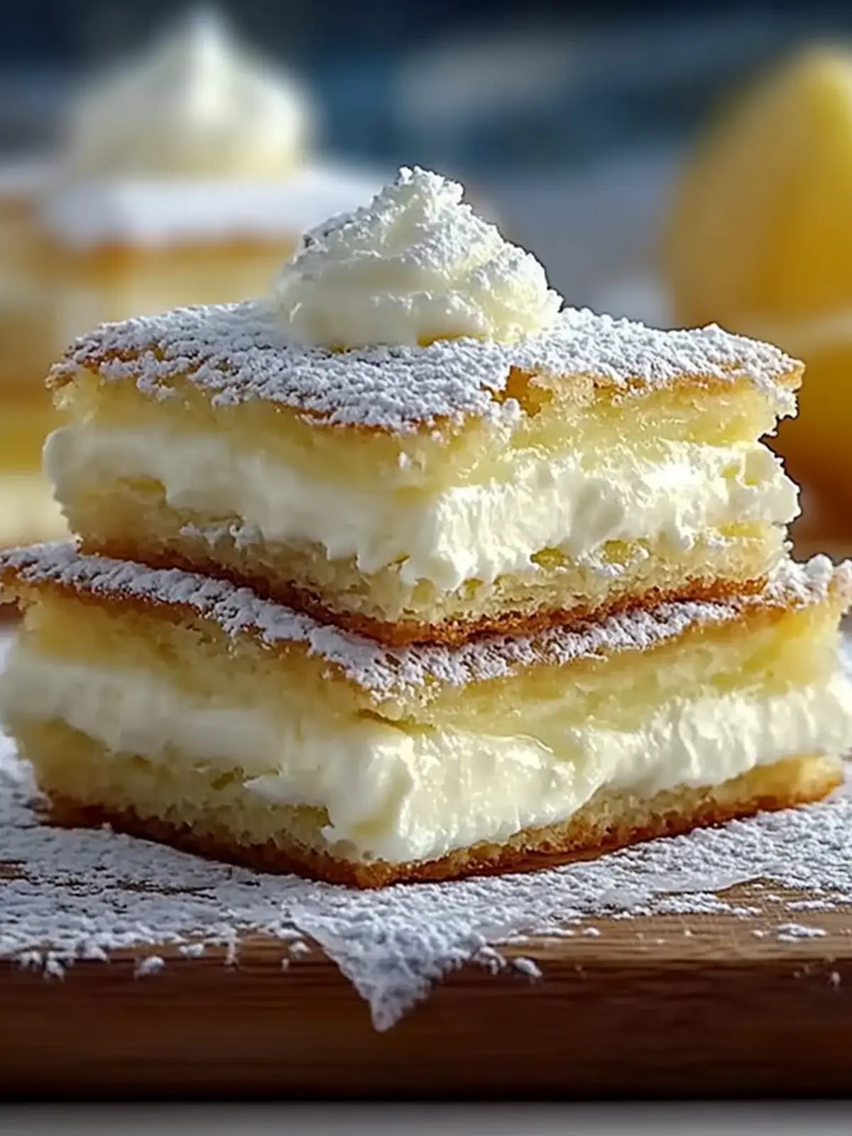 Irresistible Vanilla Custard Cream Squares for Sweet Moments 2 Vanilla Custard Cream Squares